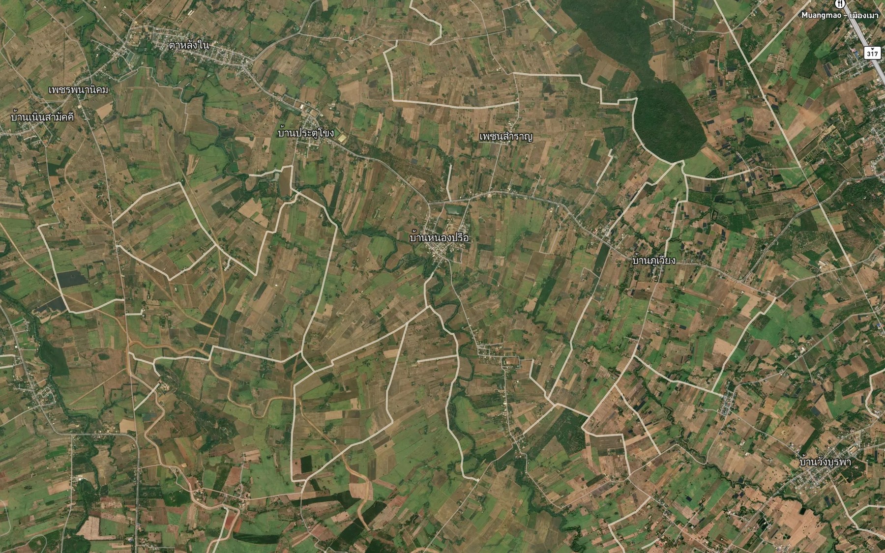 Satellite map of the Khlong Phlu Hip