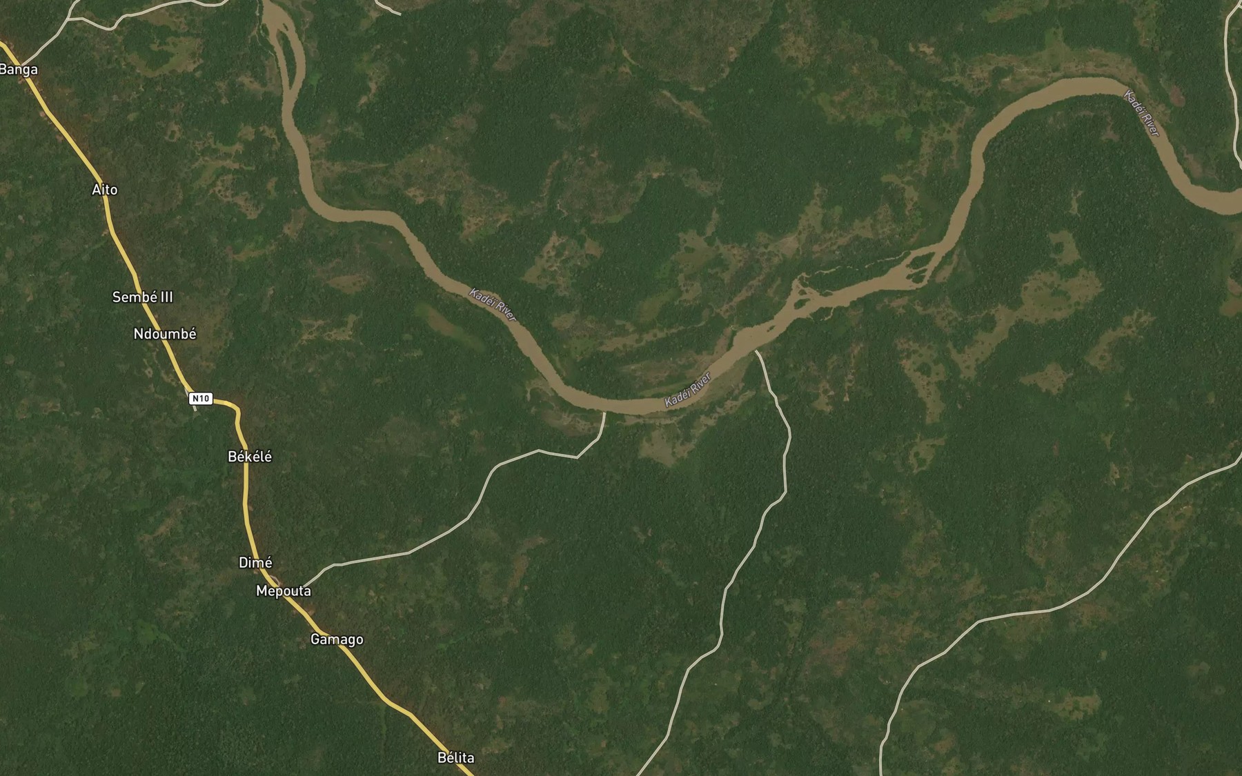 Satellite map of the Sobele