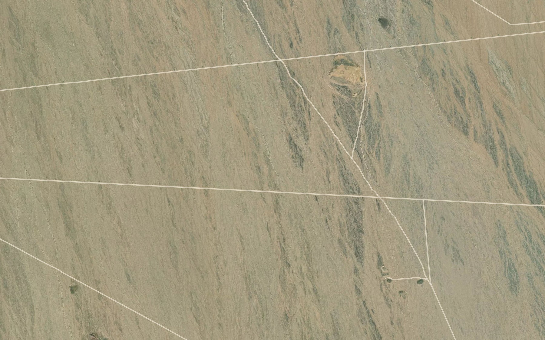 Satellite map of the Black Canyon Wash