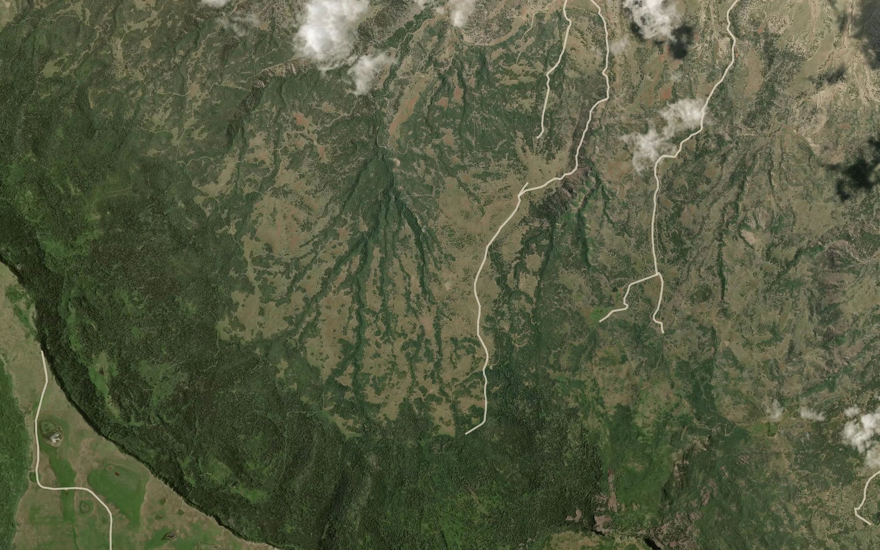 Satellite map of the Seavarda Lake