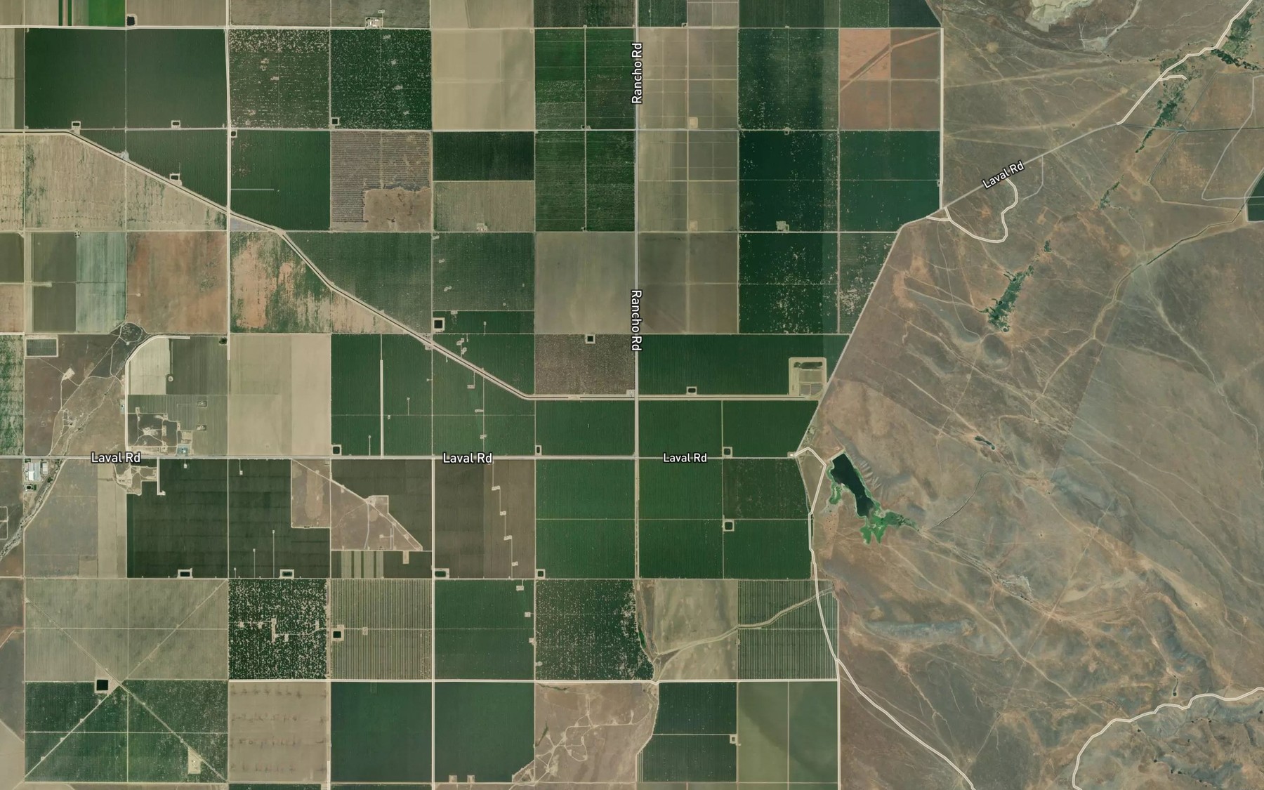 Satellite map of the 850 Canal