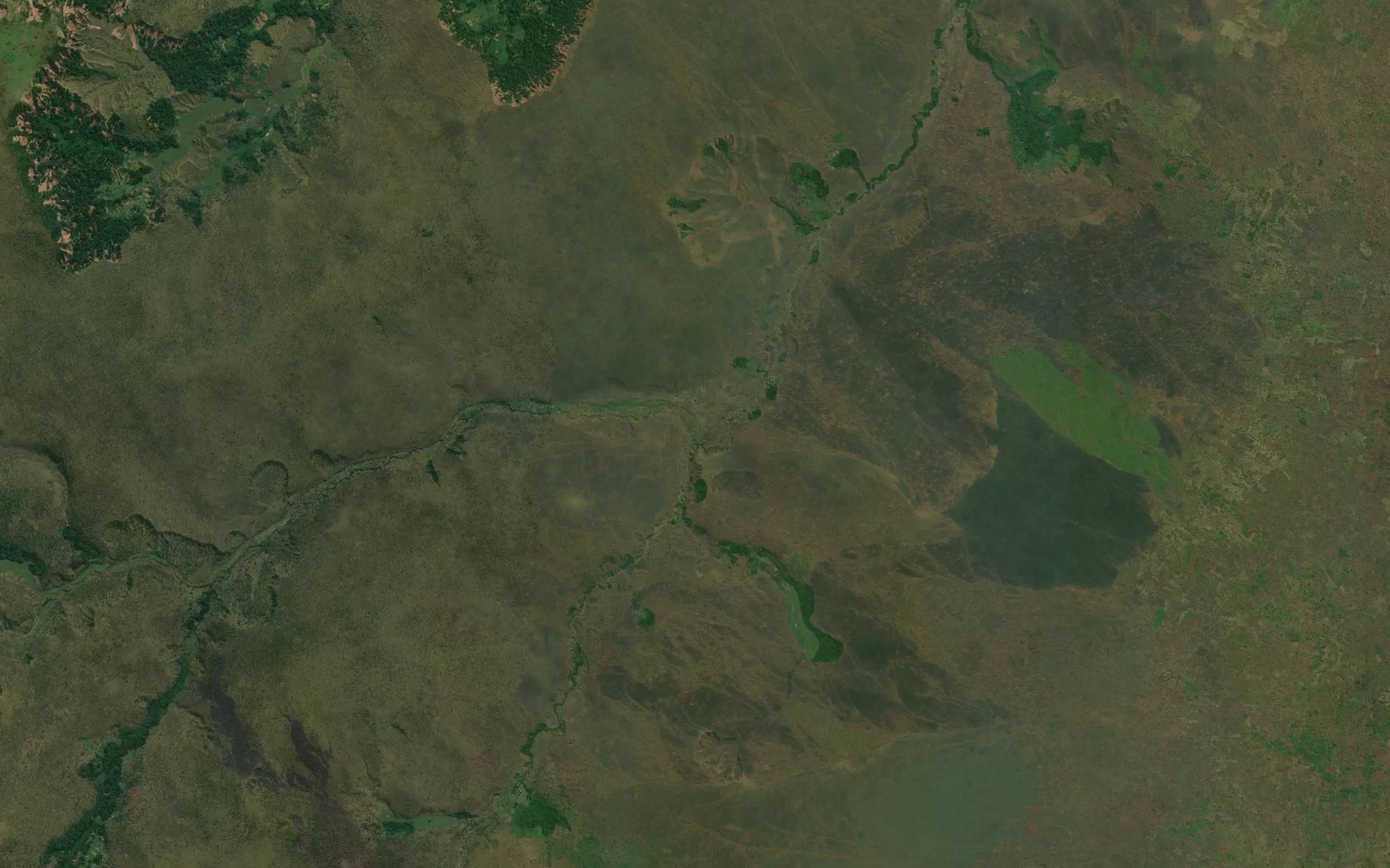 Satellite map of the Ngolo
