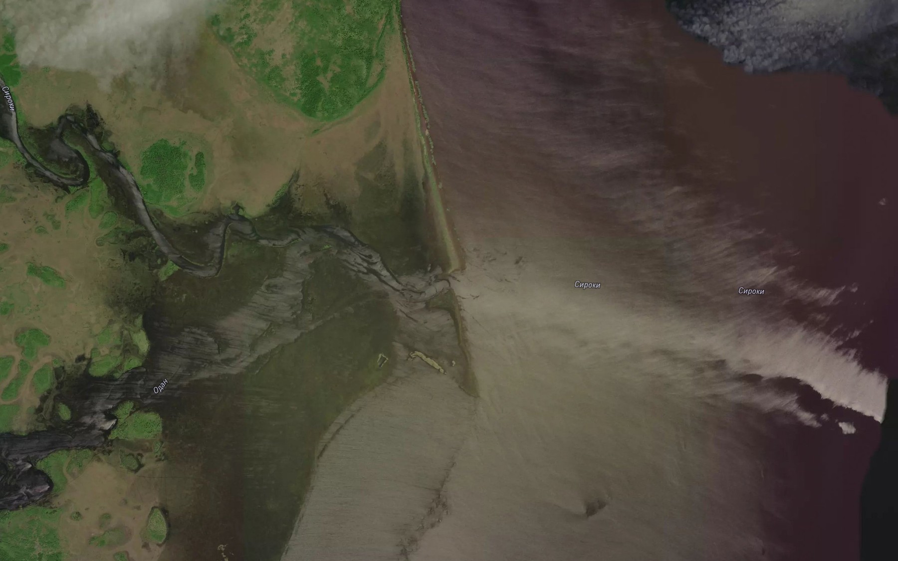 Satellite map of the Saraki
