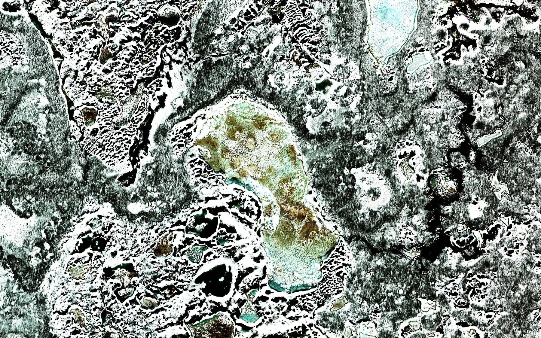 Satellite map of the Ozero Veseloye