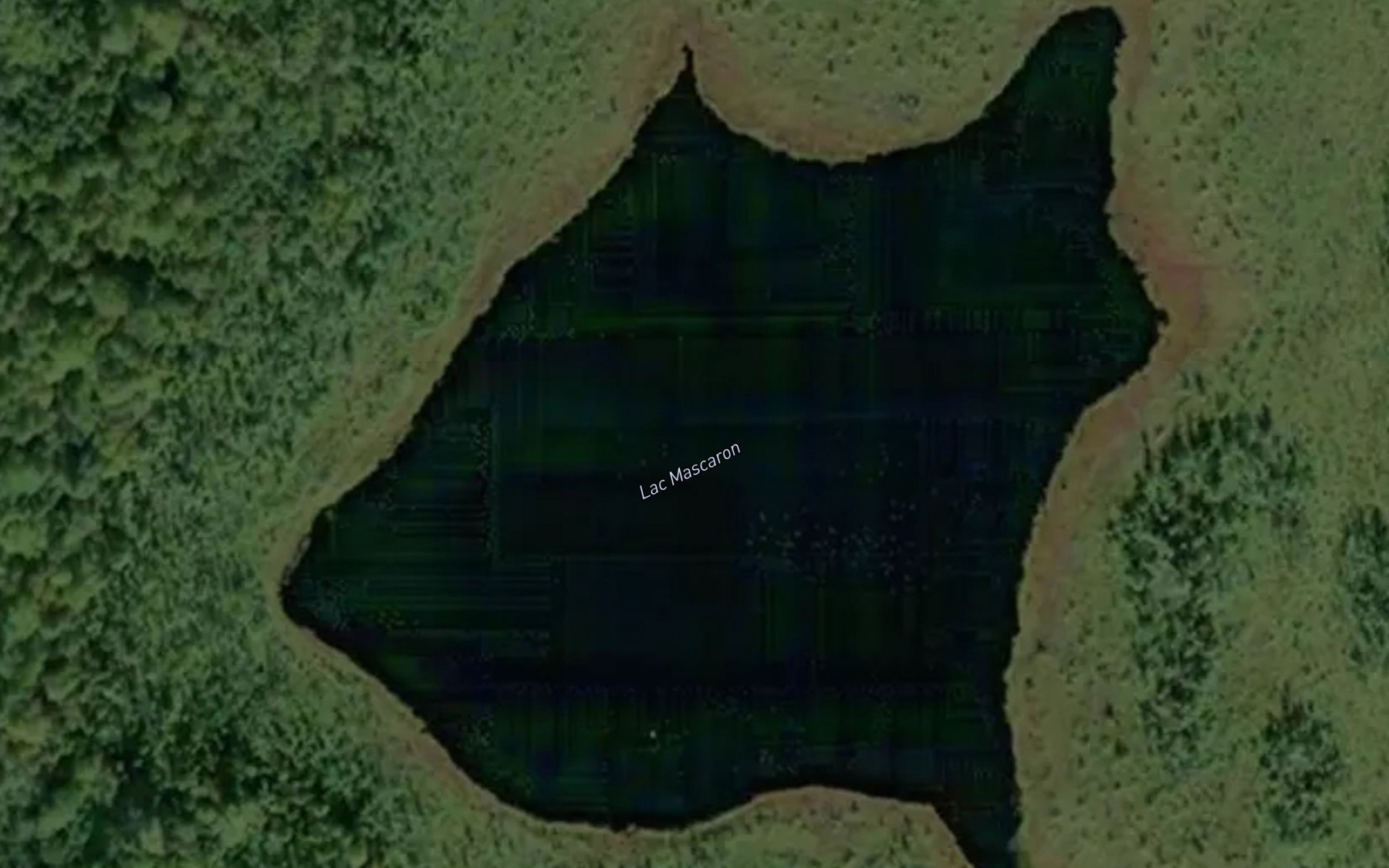 Satellite map of the Lac Mascaron