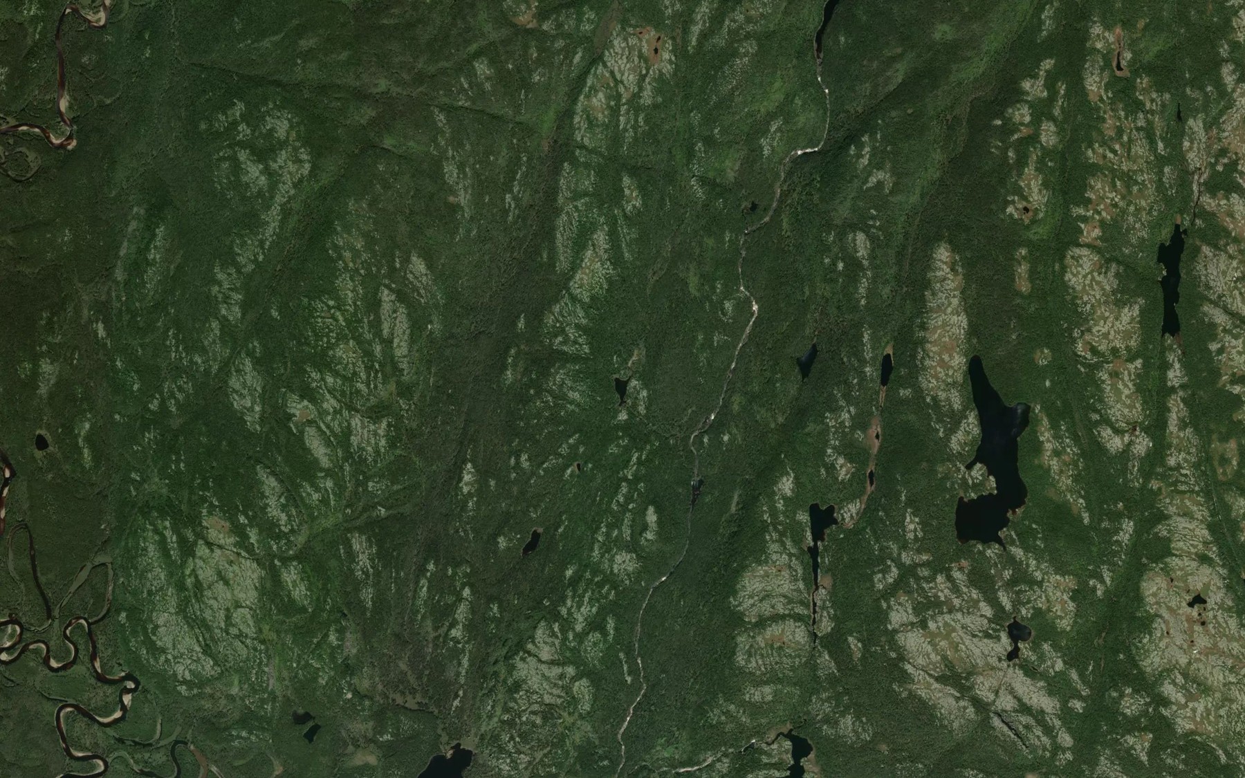 Satellite map of the Lac Berliche