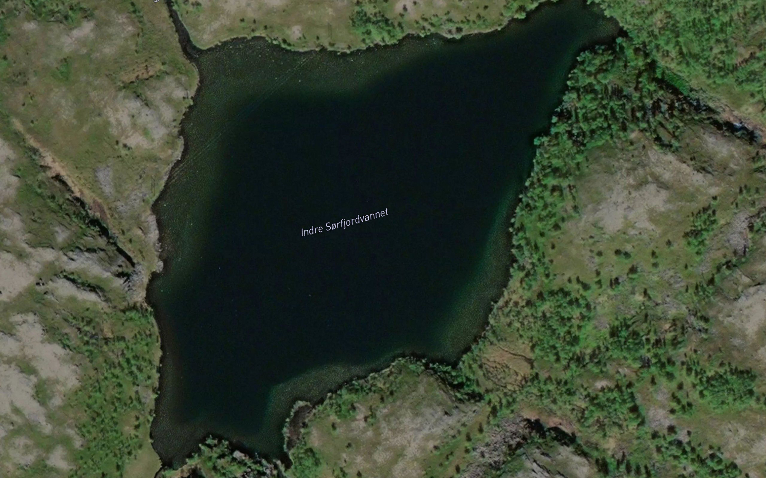 Sorfjordvatnet,in
