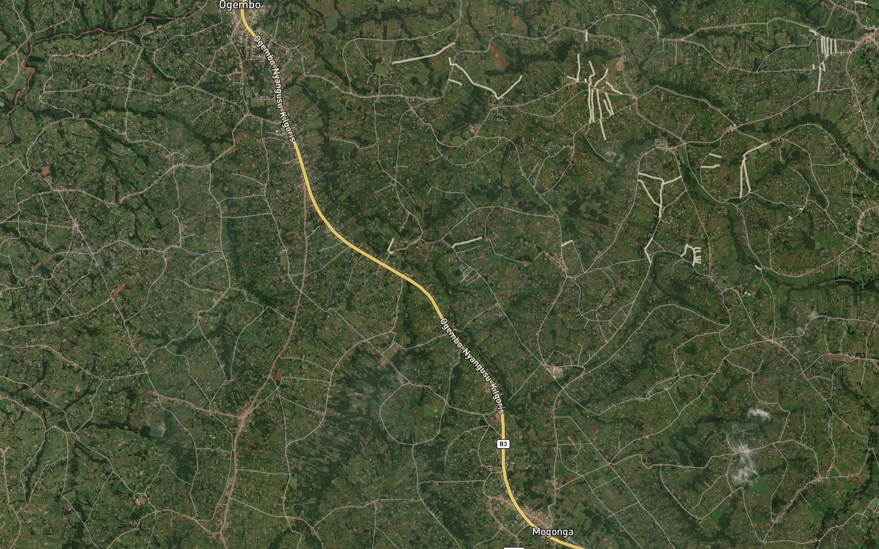 Satellite map of the Kionyo