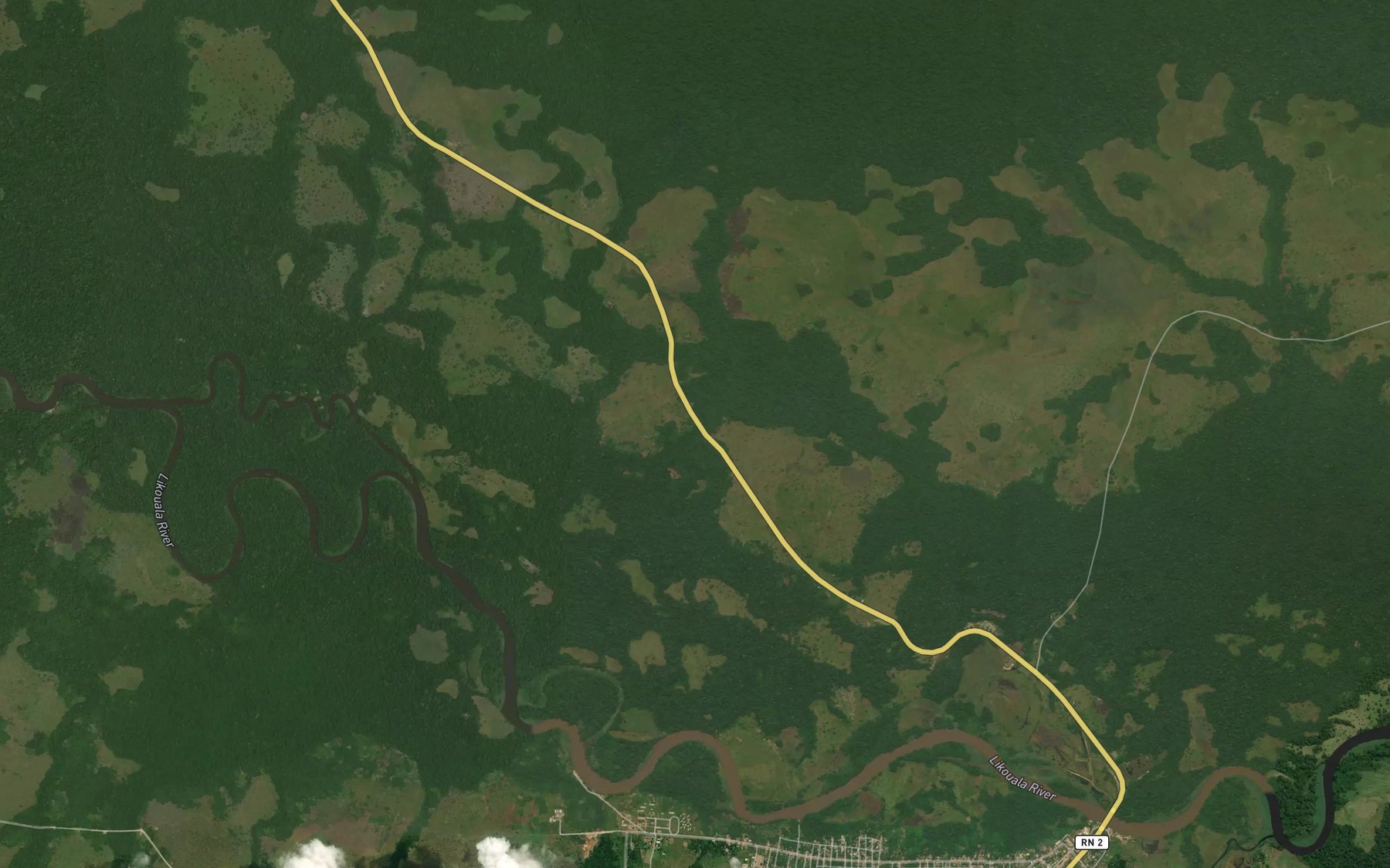 Satellite map of the Otoubou