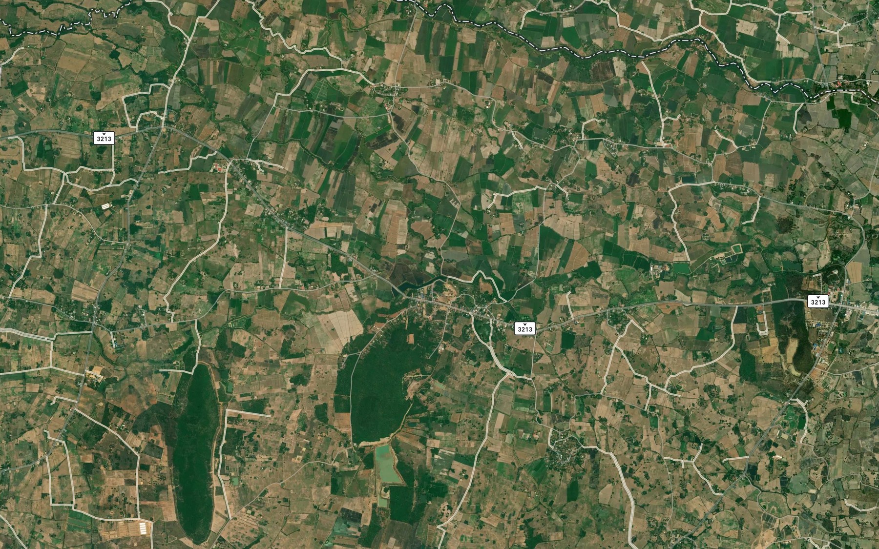 Satellite map of the Khlong Wang Nam Khao
