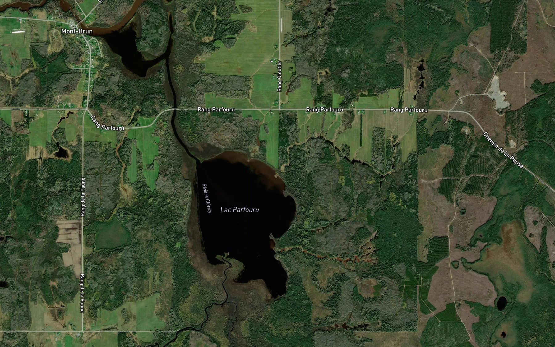 Satellite map of the Crique des Bottes