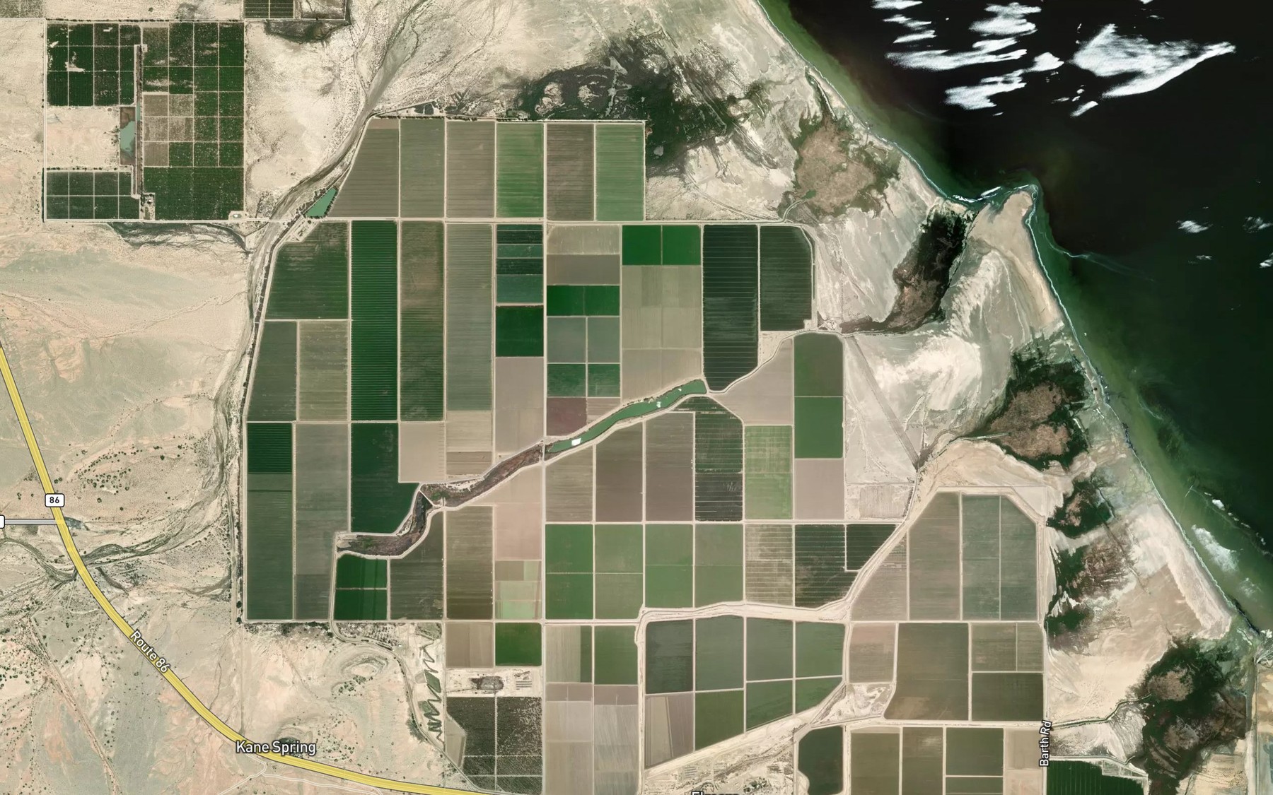 Satellite map of the Lateral Eight