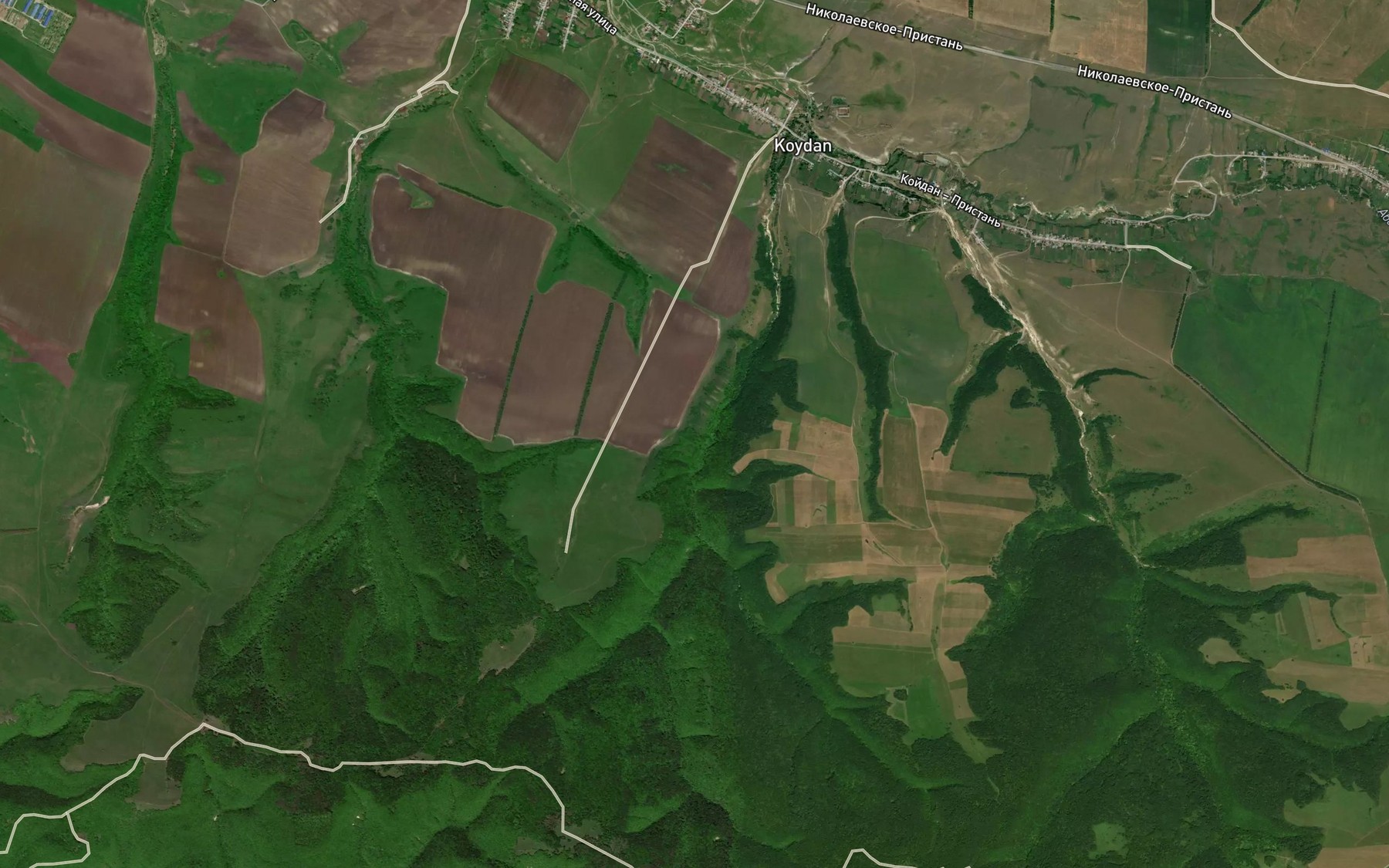 Satellite map of the Balka Aziatskaya