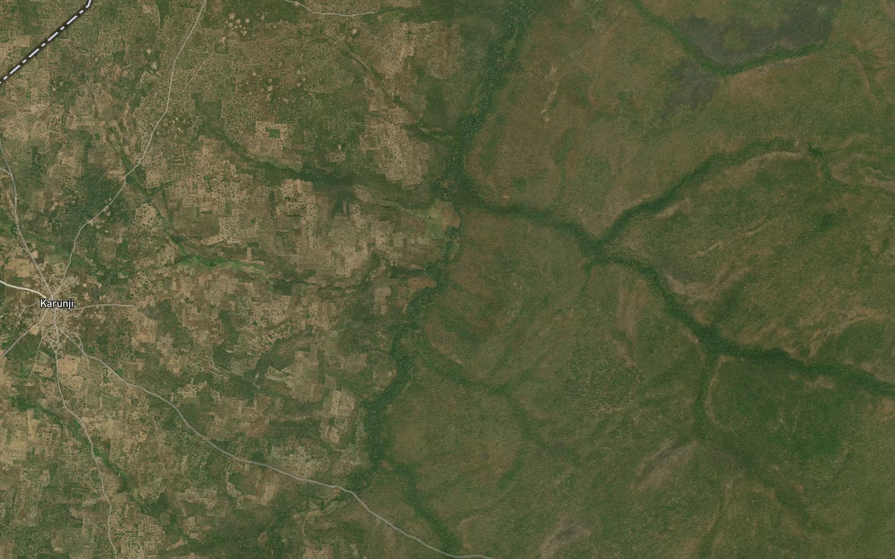 Satellite map of the River Gayae