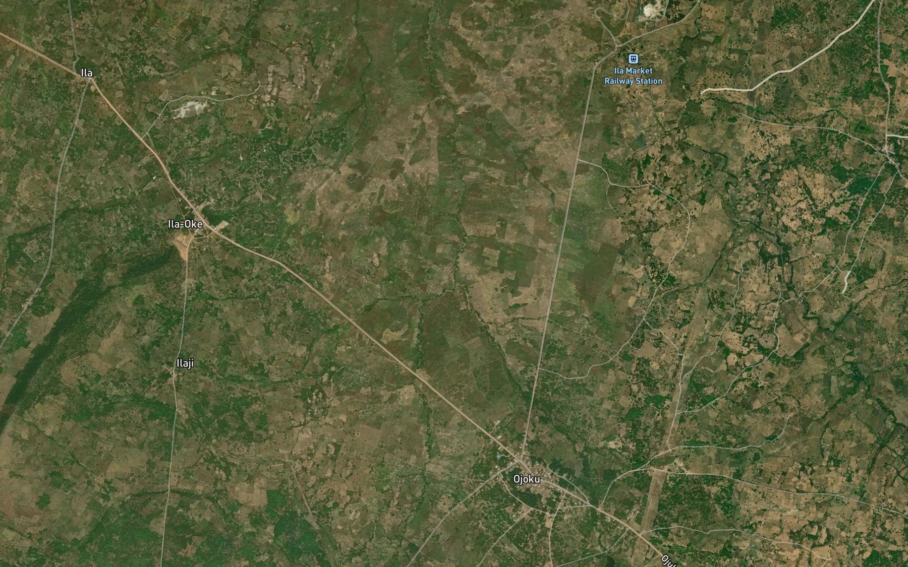 Satellite map of the RiverAhoro