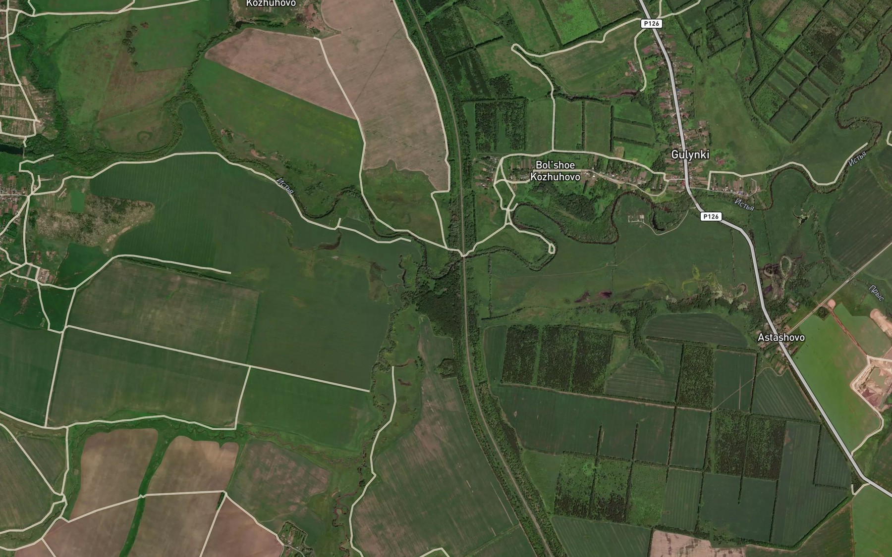 Satellite map of the Mecha