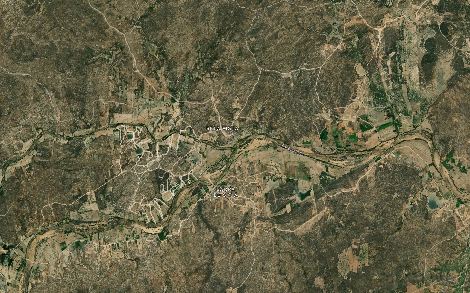 Satellite map of the Rio Sitia