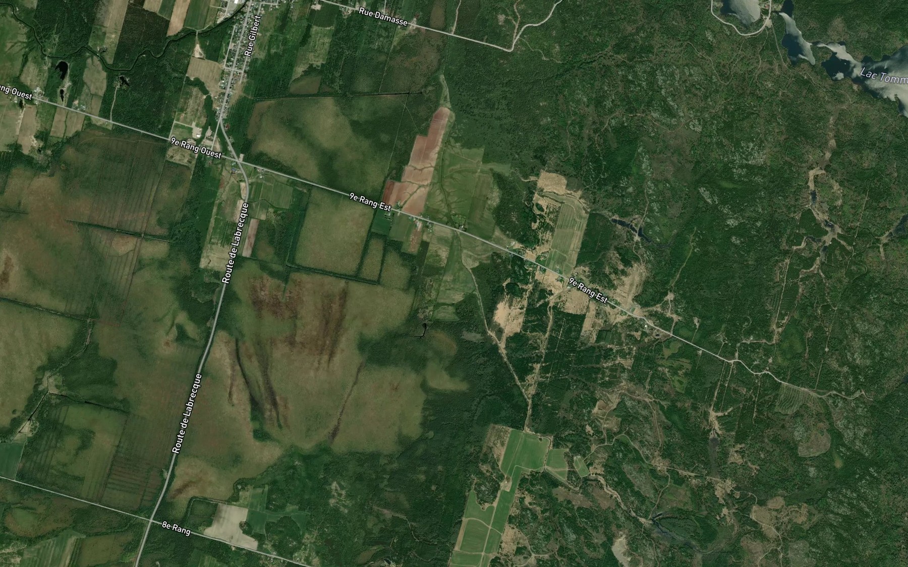 Satellite map of the Cours d'eau Fillion