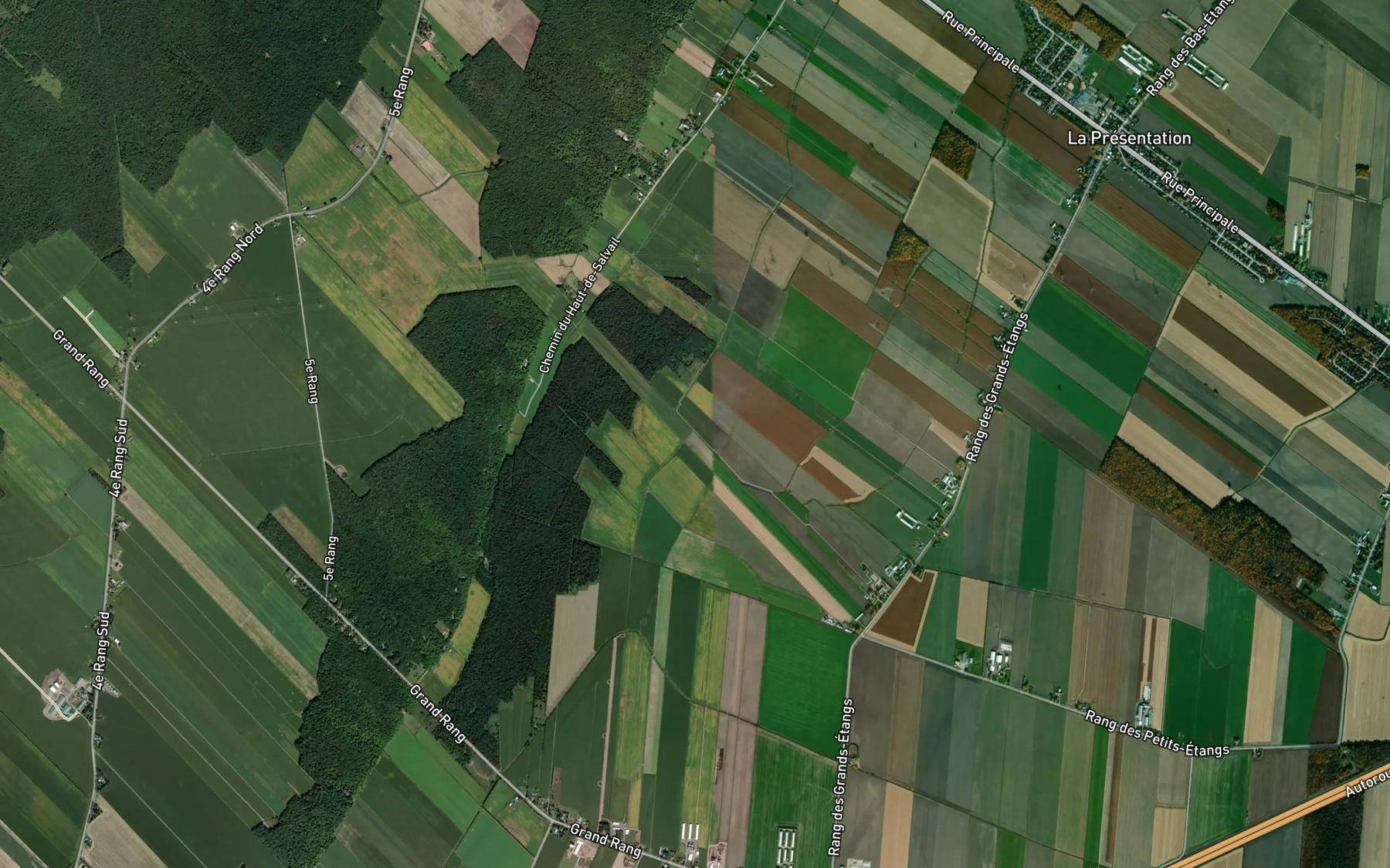 Satellite map of the Decharge des Trente