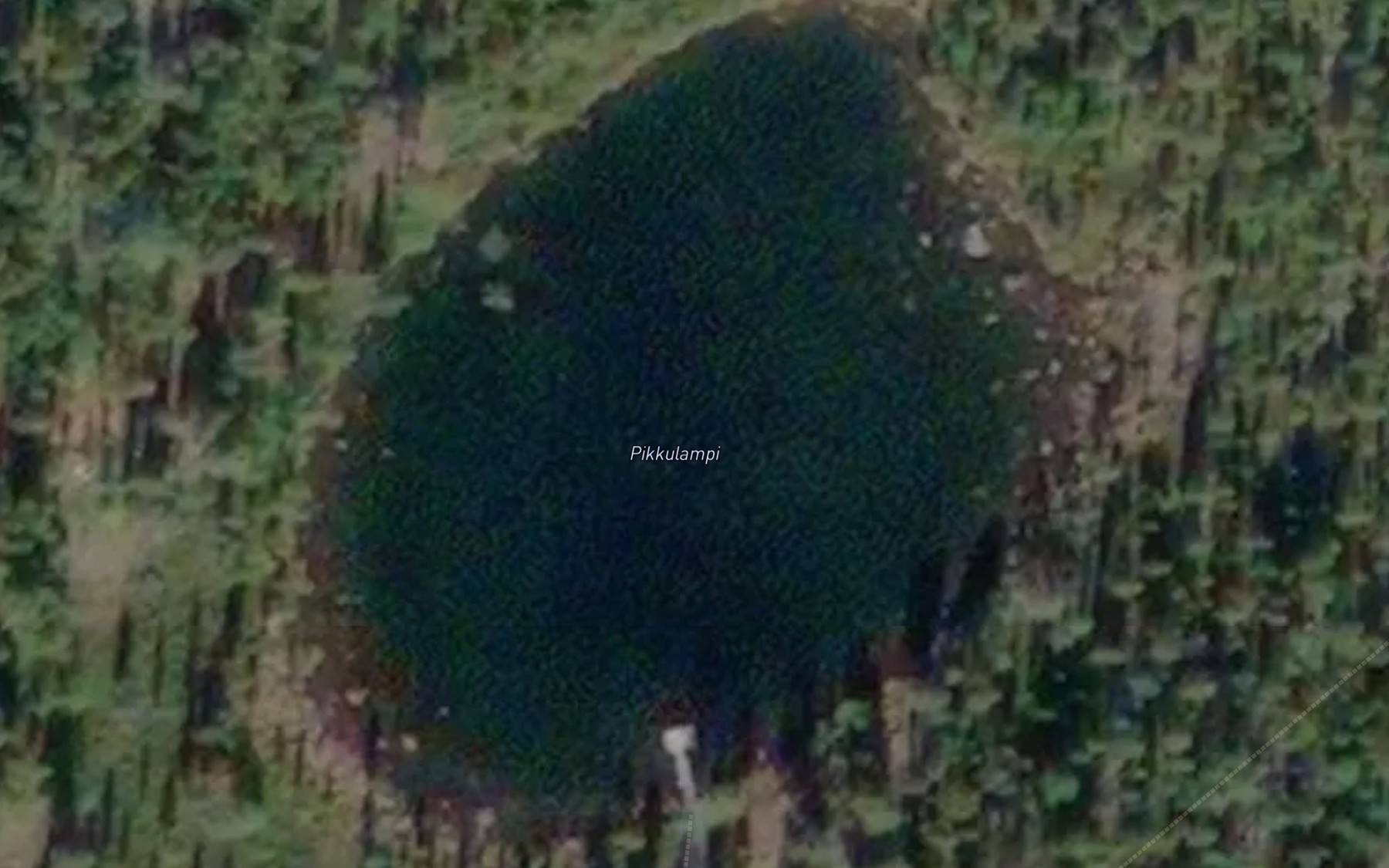 Satellite map of the Pikkulampi