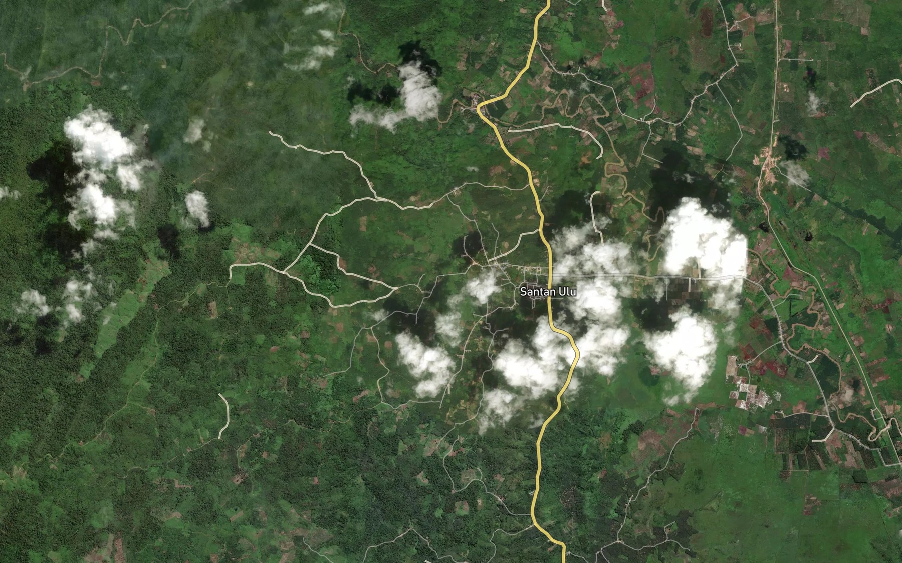 Satellite map of the Sungai Panggul Kiri