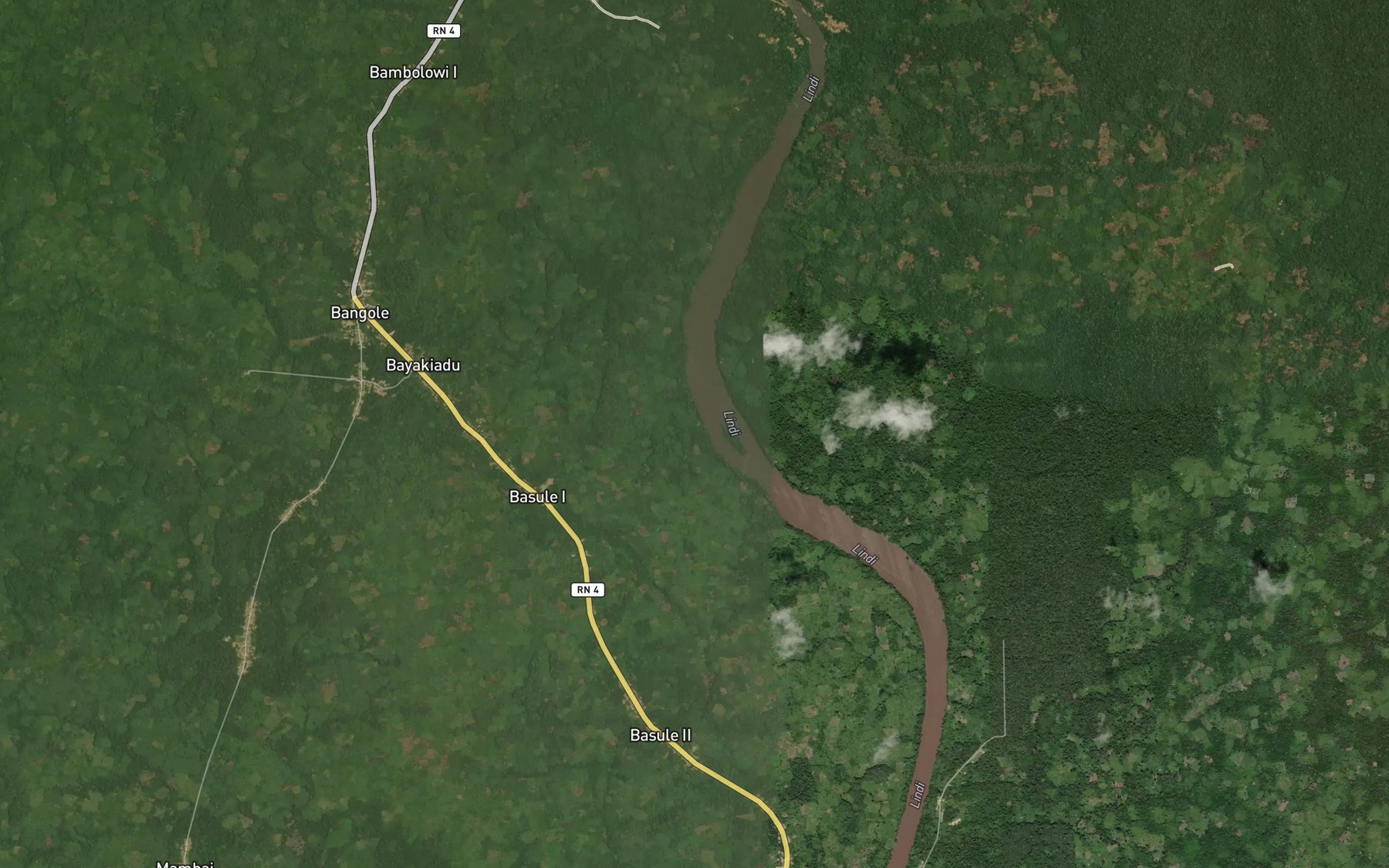 Satellite map of the Sede