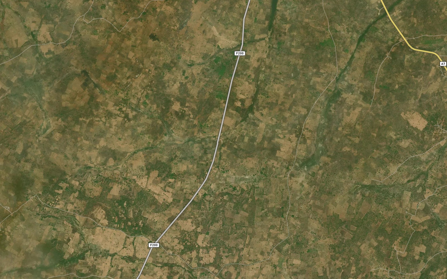 Satellite map of the River Gbongbon