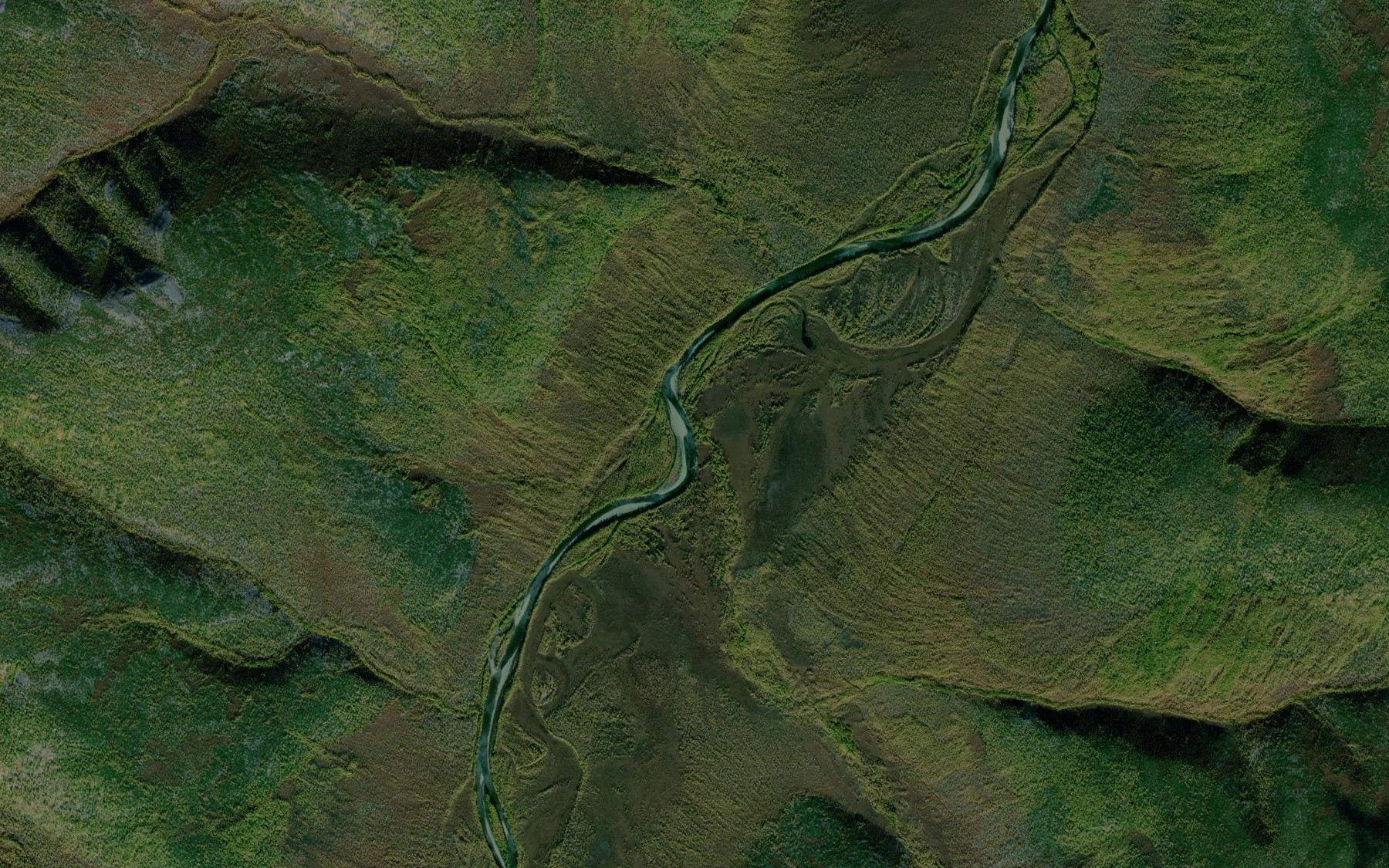 Satellite map of the Stanovoy