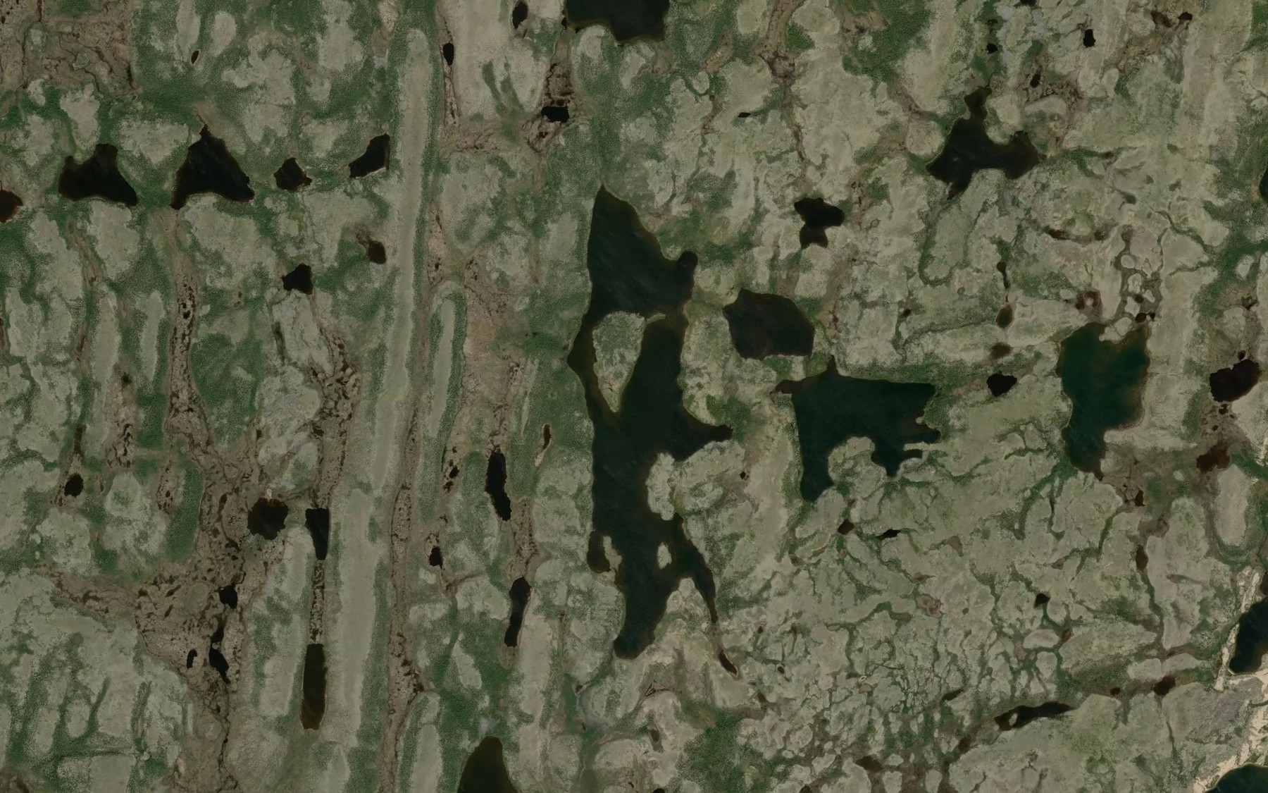 Satellite map of the Colter Lake