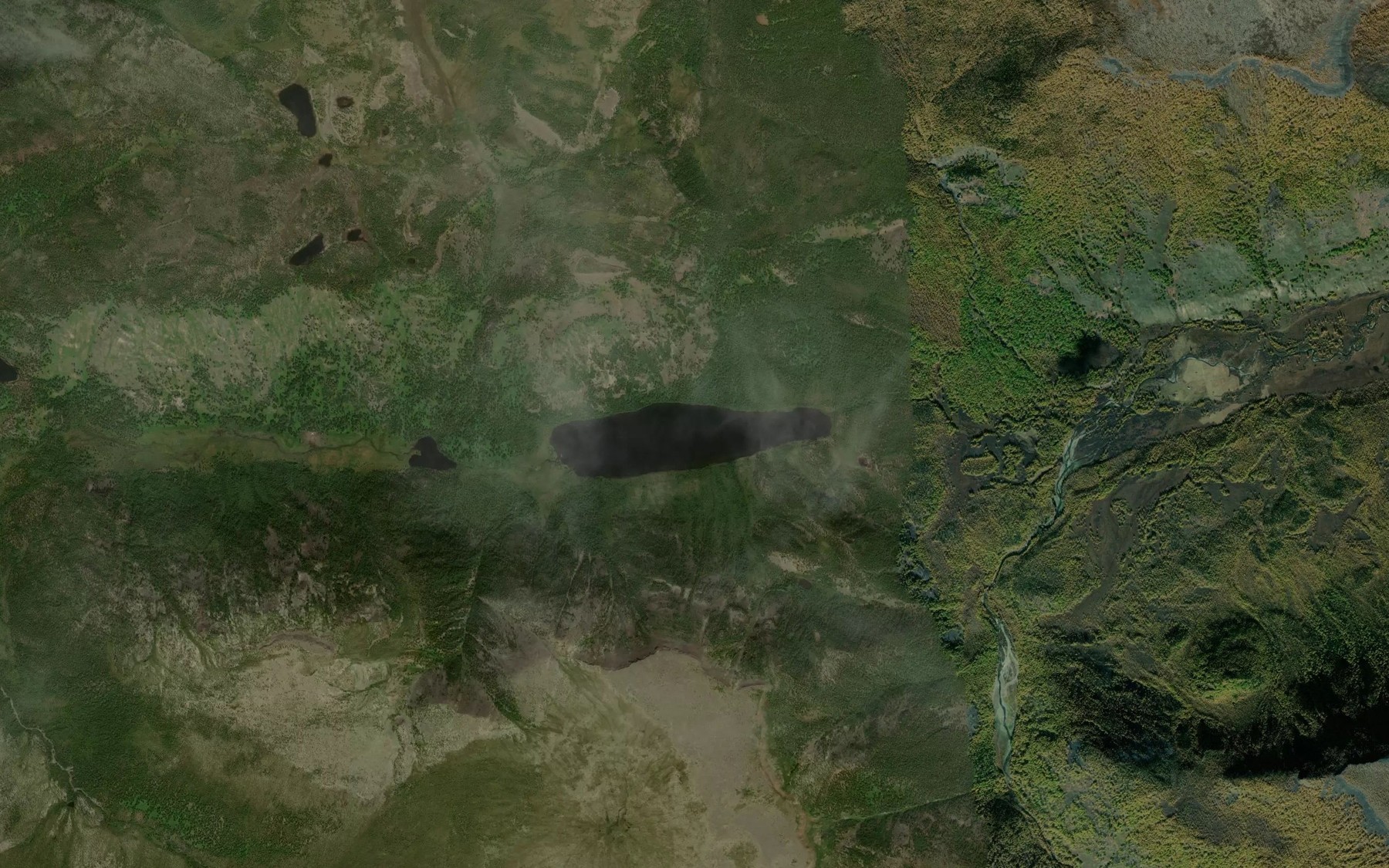 Satellite map of the Ozero Bil'chir-Nur