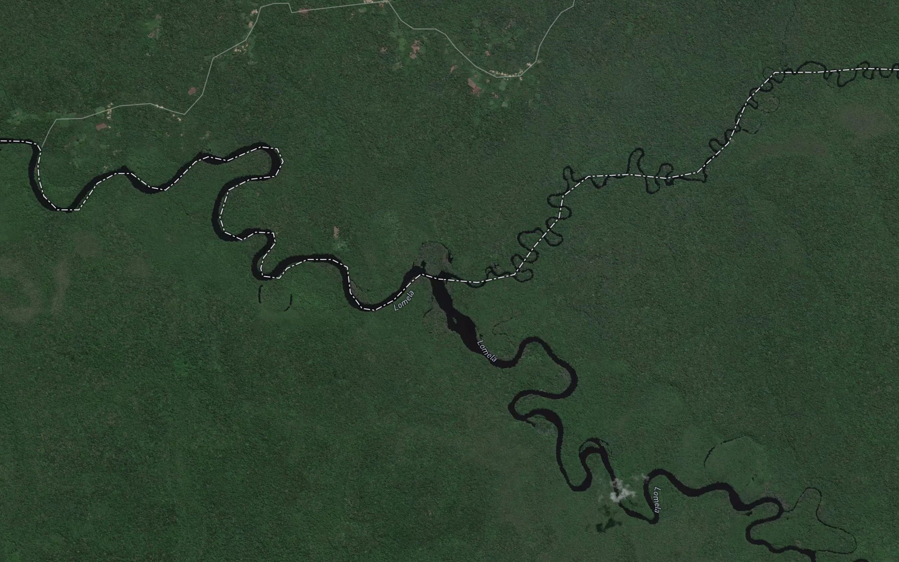 Satellite map of the Djale