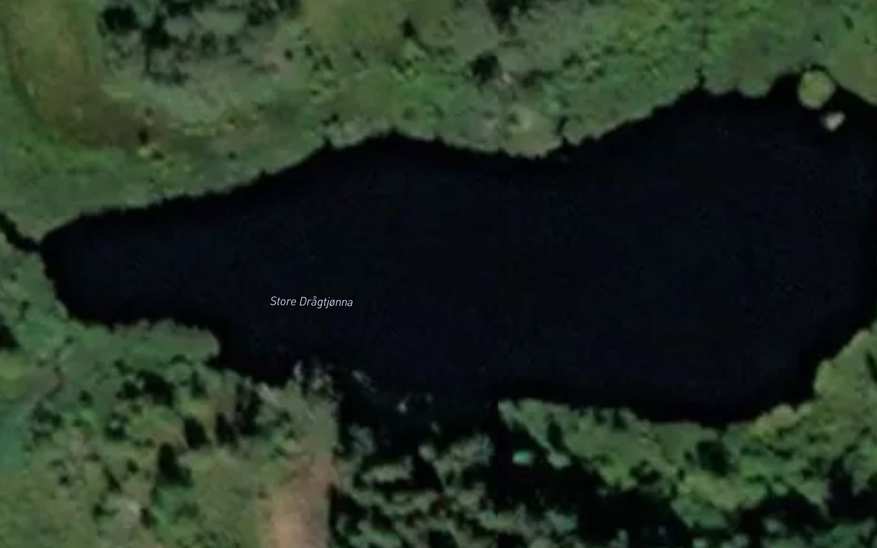 Satellite map of the Store Dragtjonna