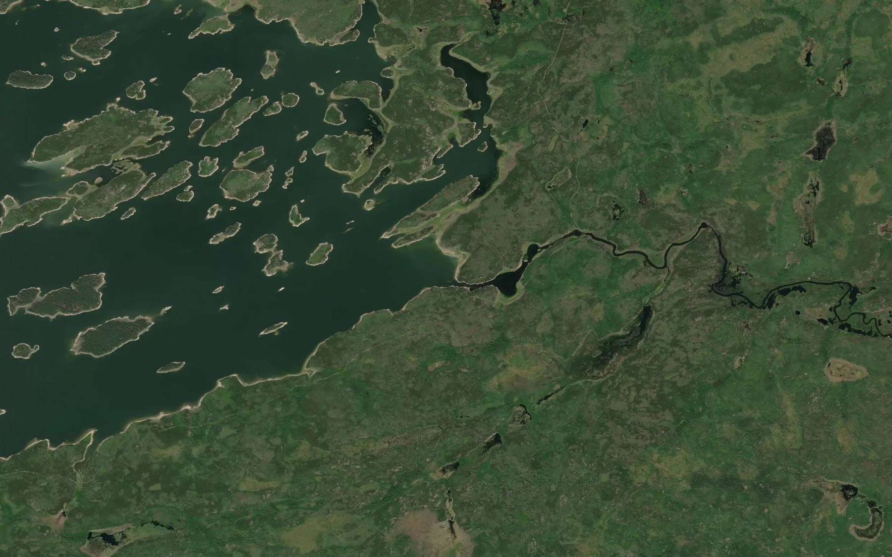 Satellite map of the Namaykos Creek