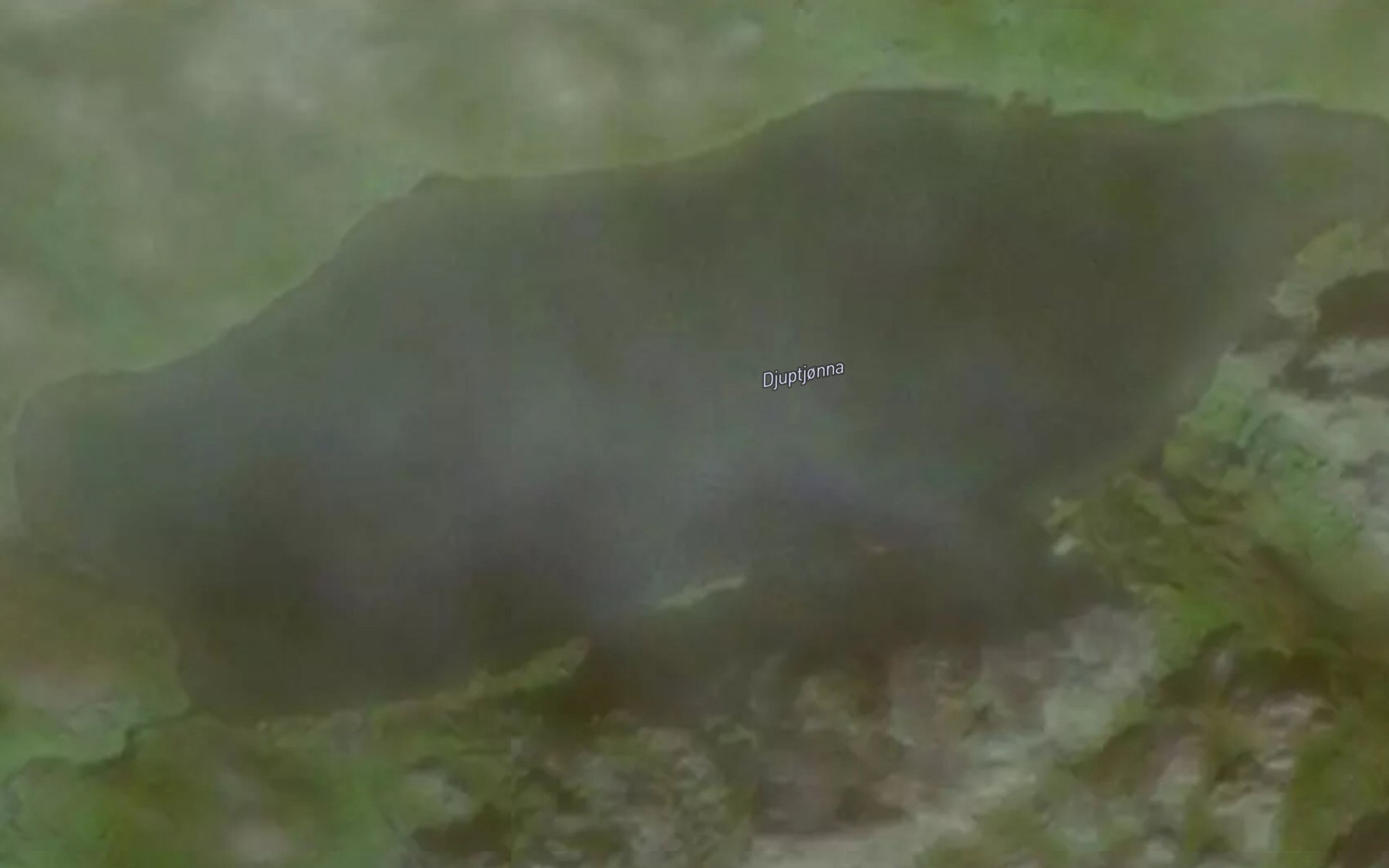 Satellite map of the Djuptjorna