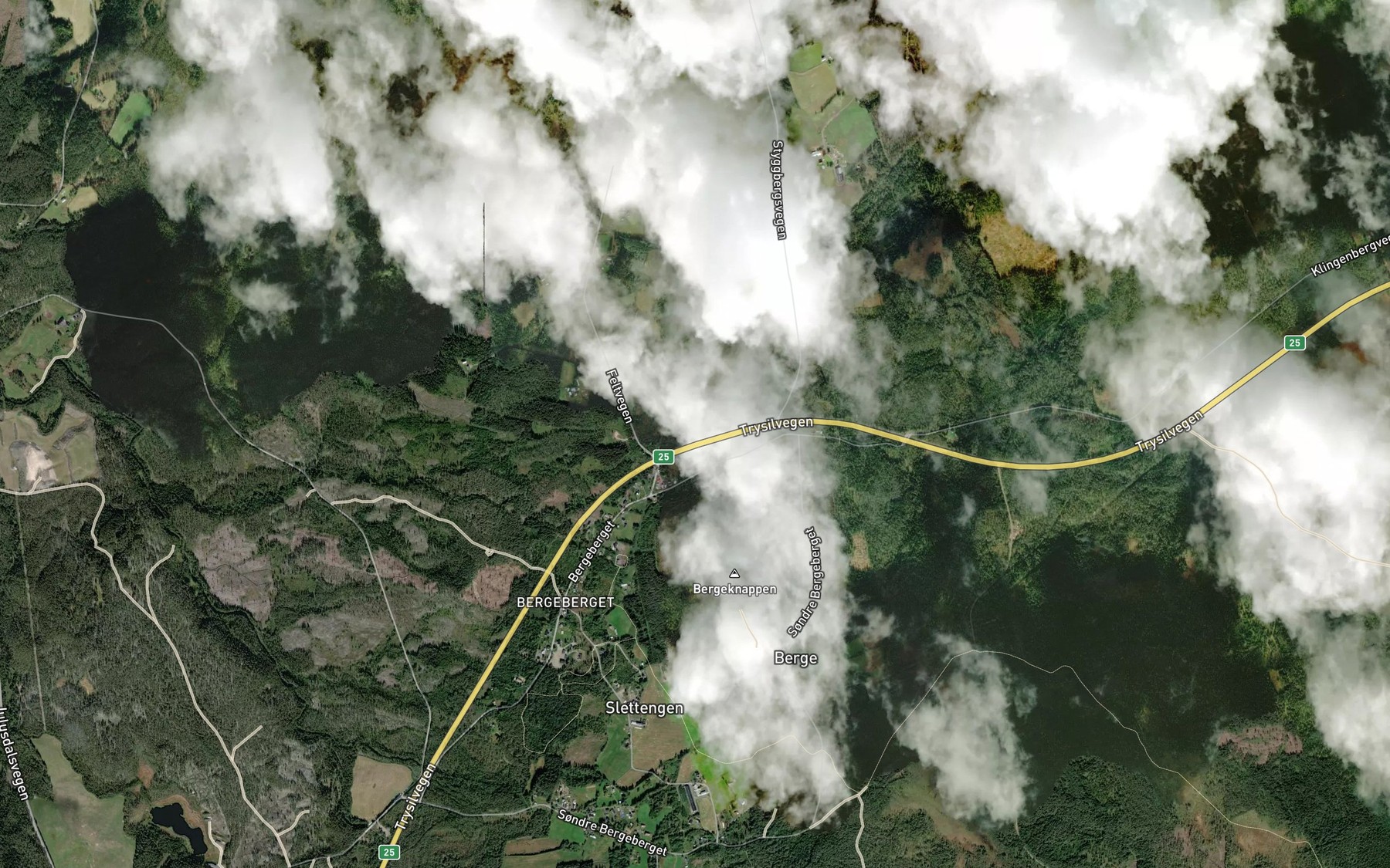 Satellite map of the Bergerkvernbekken