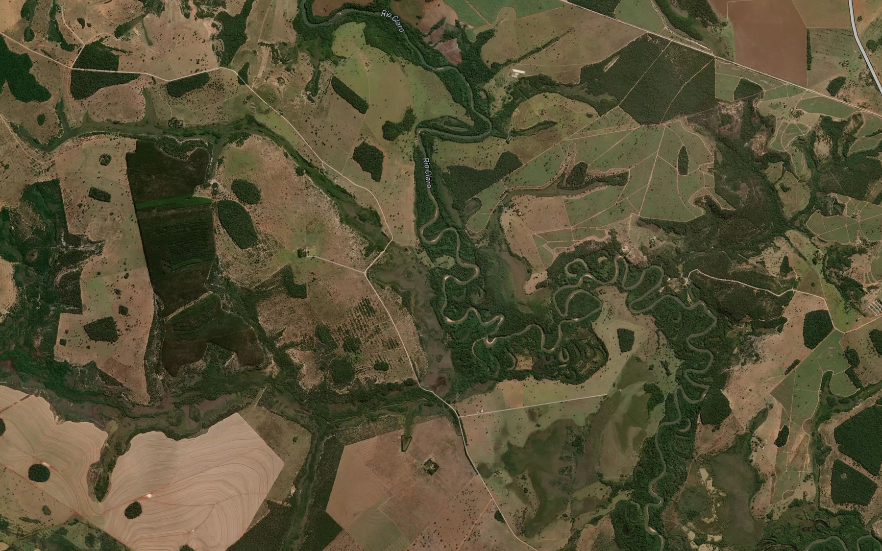 Satellite map of the Corrego do Comprido