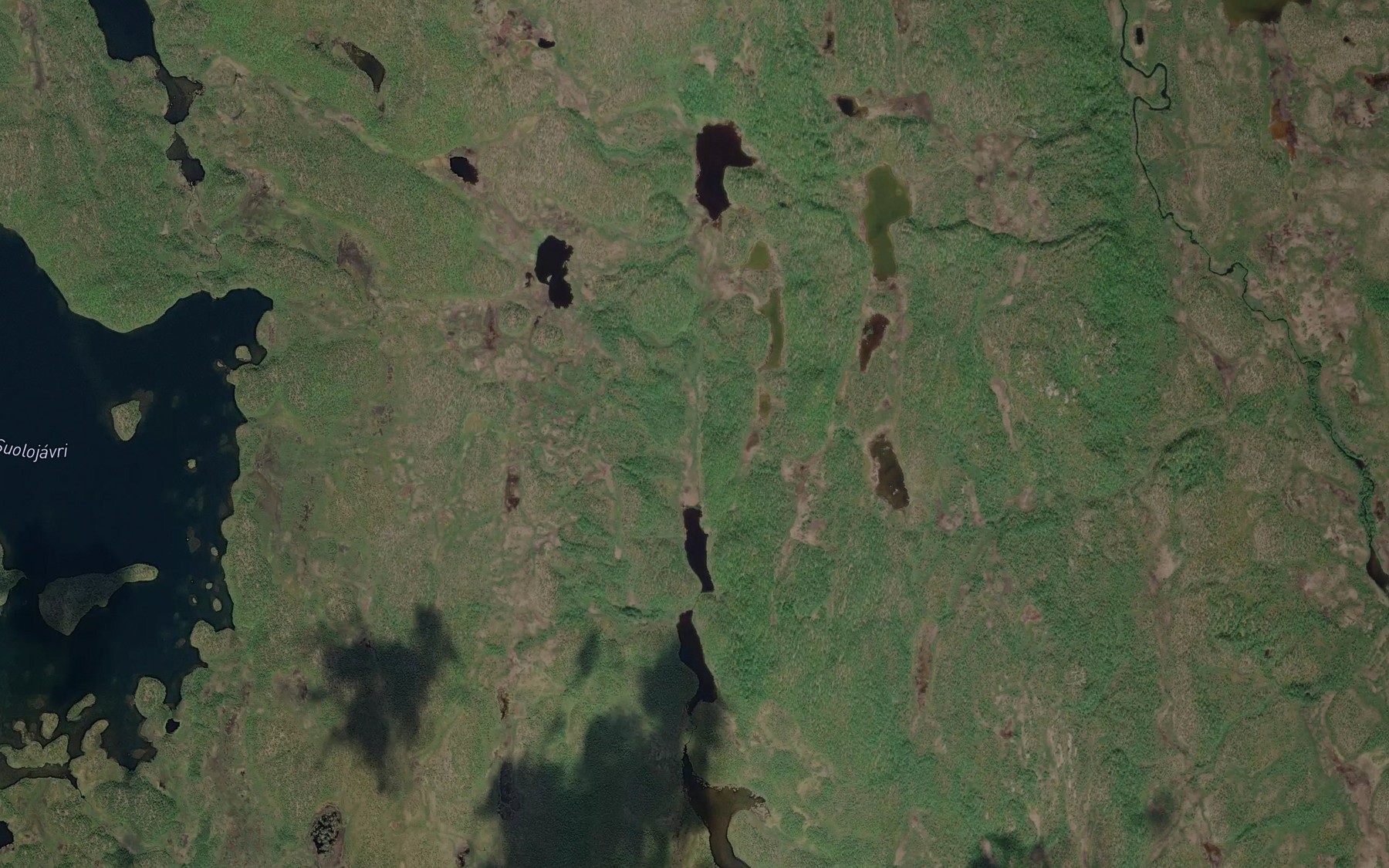 Satellite map of the Gammejakka