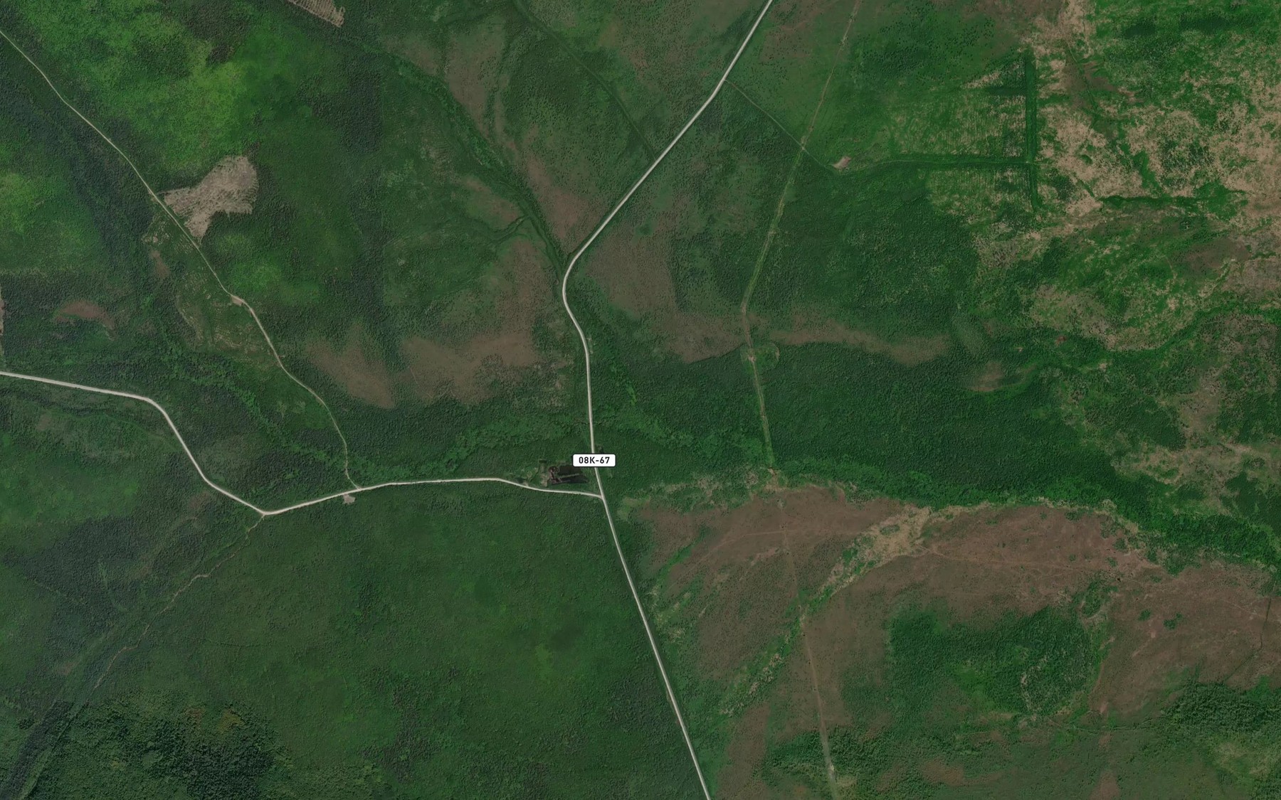 Satellite map of the Rovnen'kiy