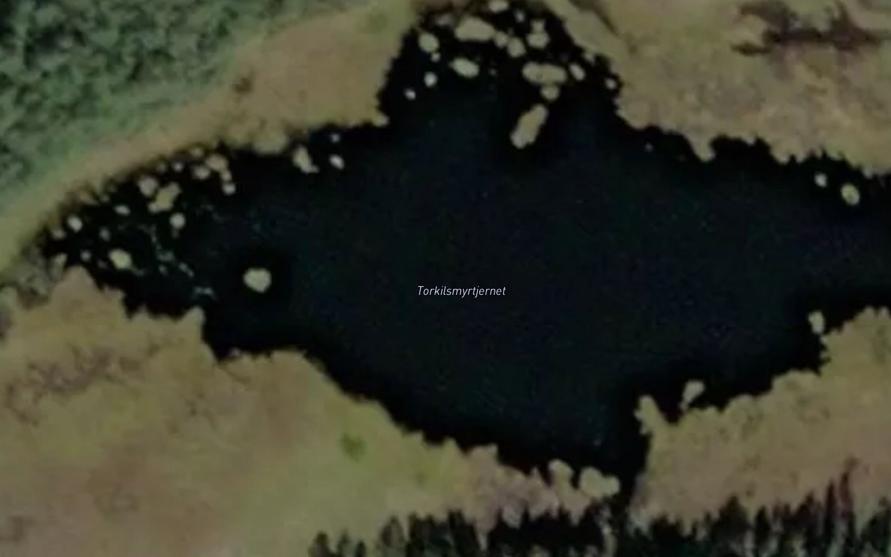 Satellite map of the Torkilsmyrtjernet