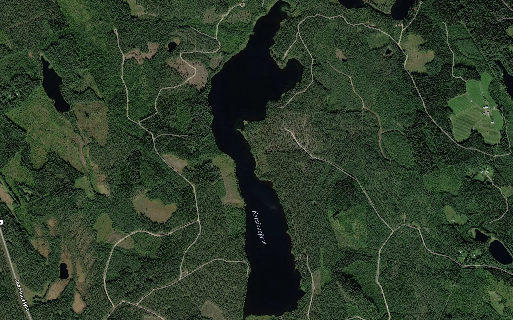 Satellite map of the Karsikkojarvi