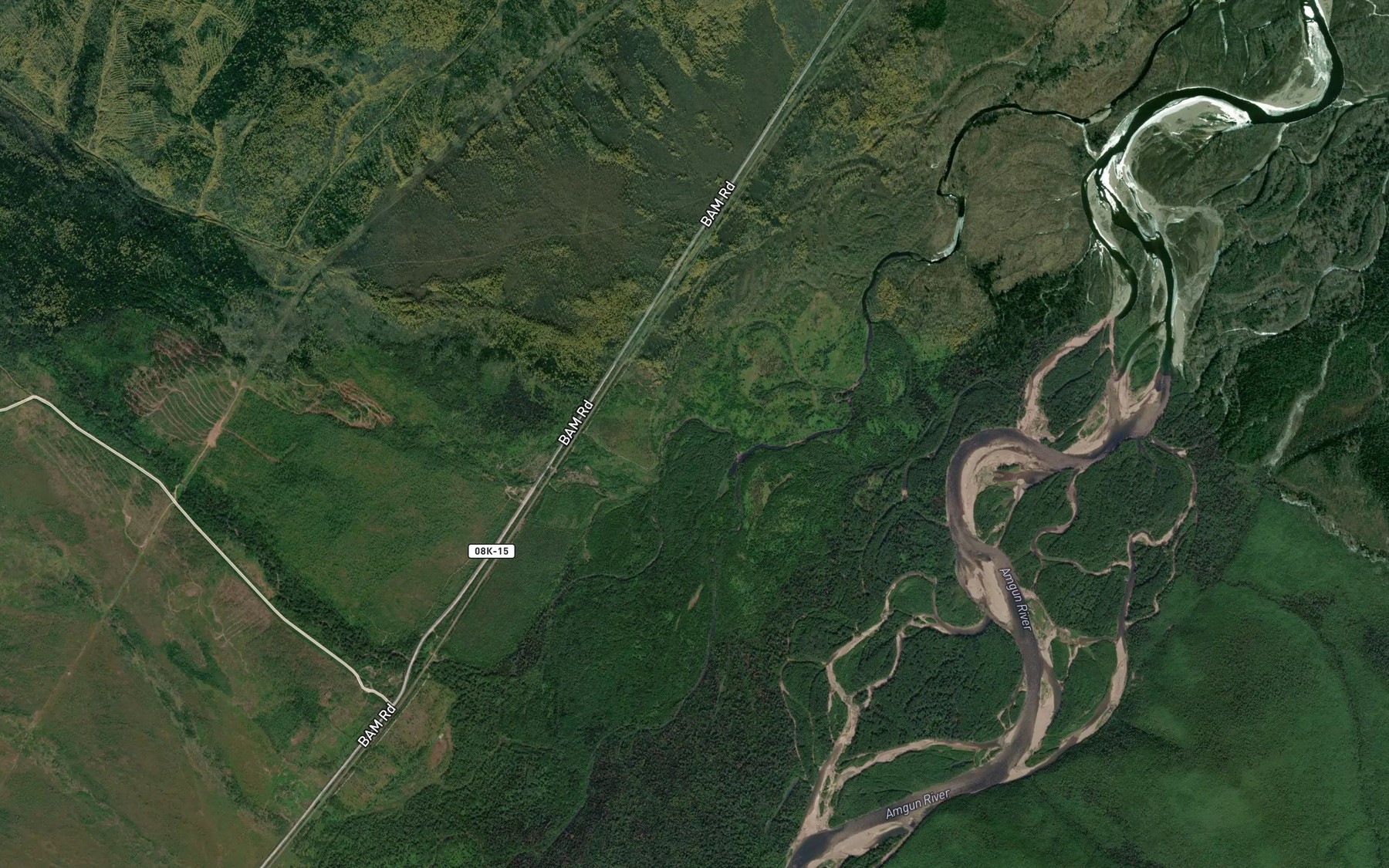 Satellite map of the Ebgun'