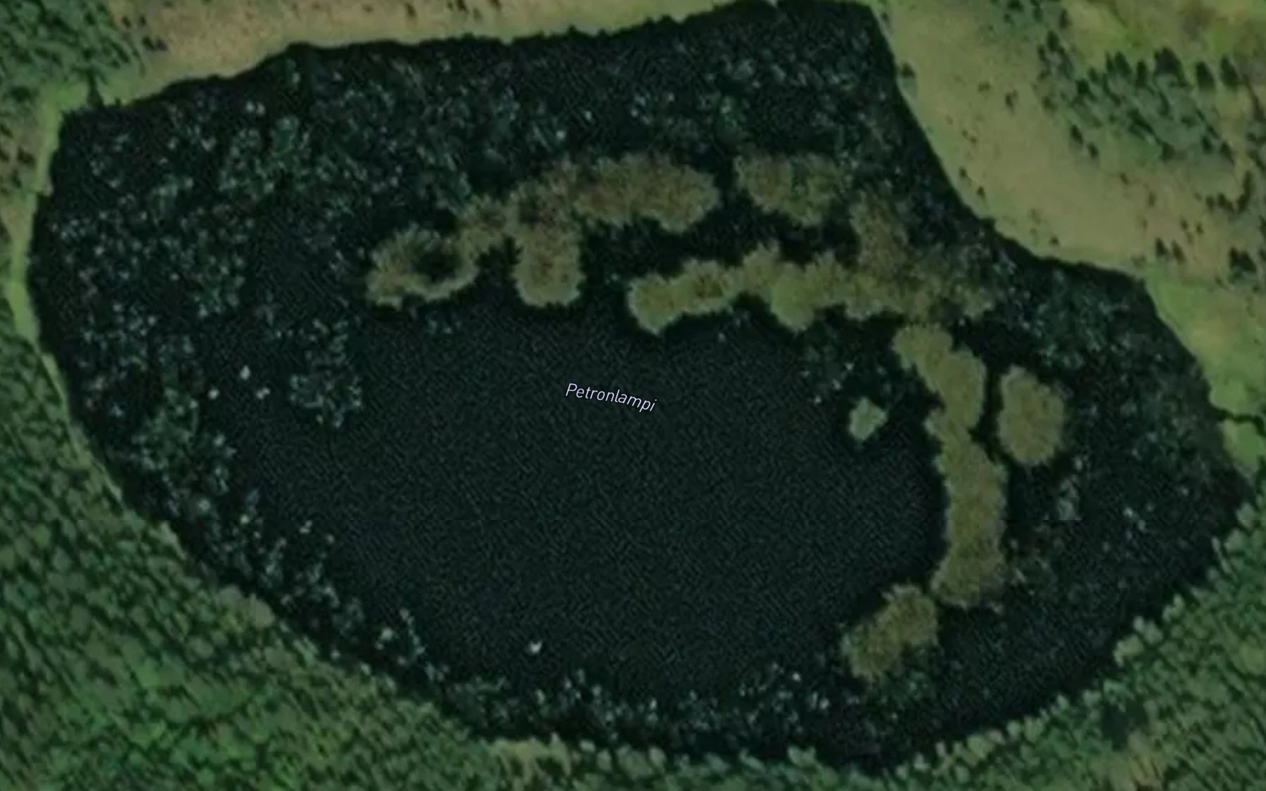 Satellite map of the Petronlampi