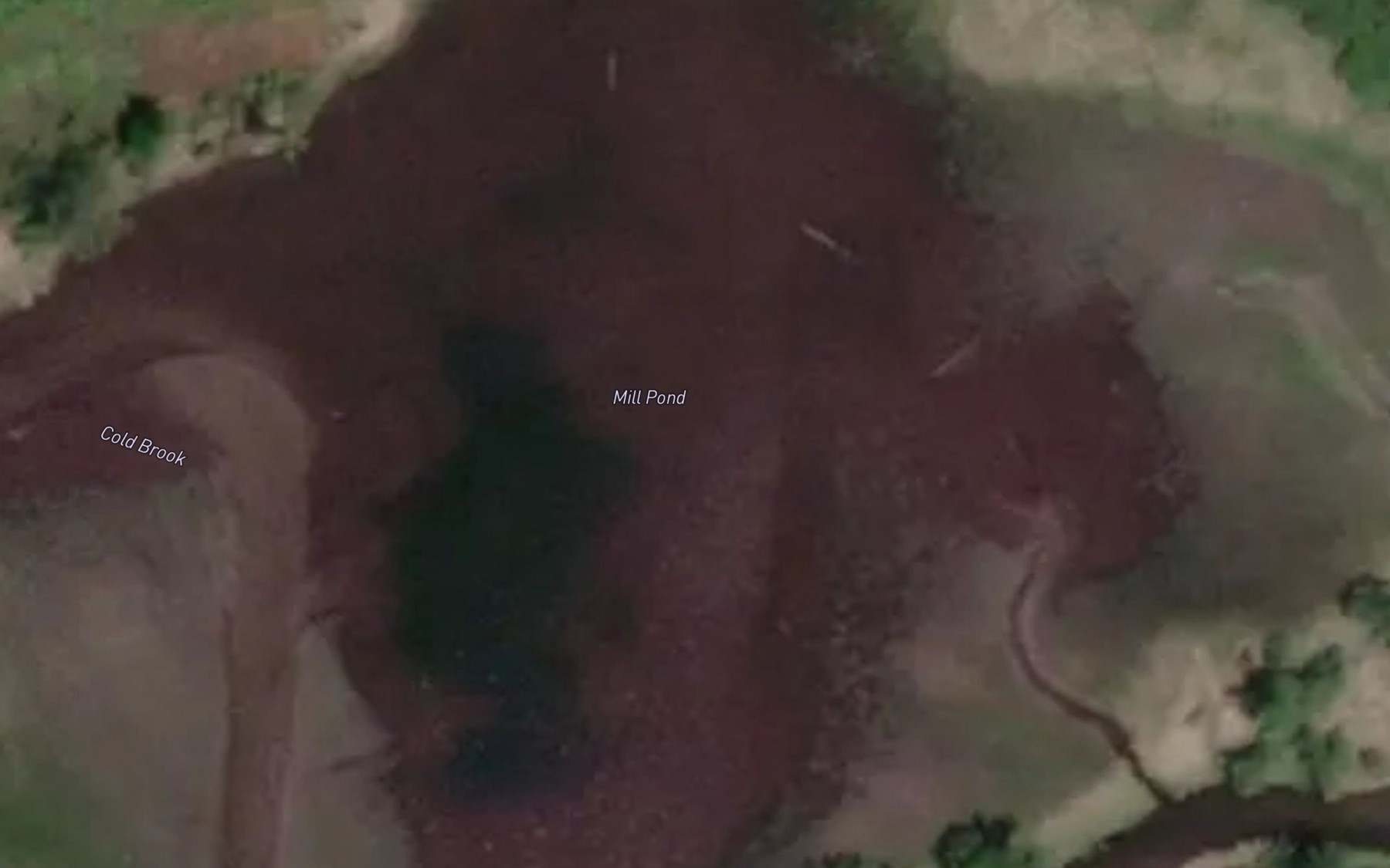 Satellite map of the Etang du Moulin