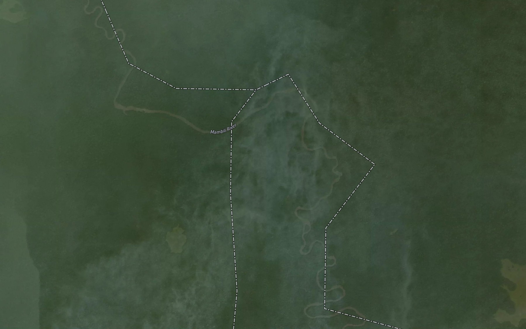 Satellite map of the Kouele-Kouele