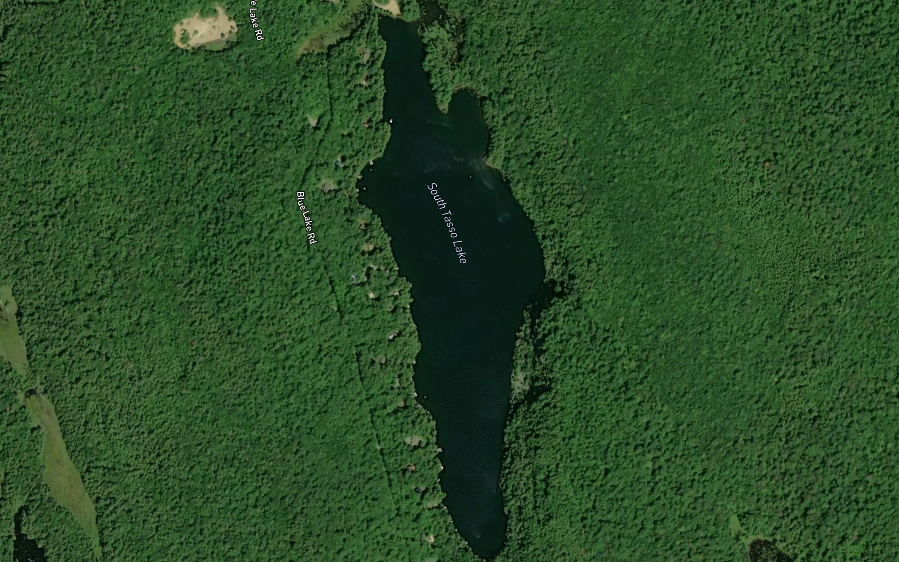 Satellite map of the South Tasso Lake