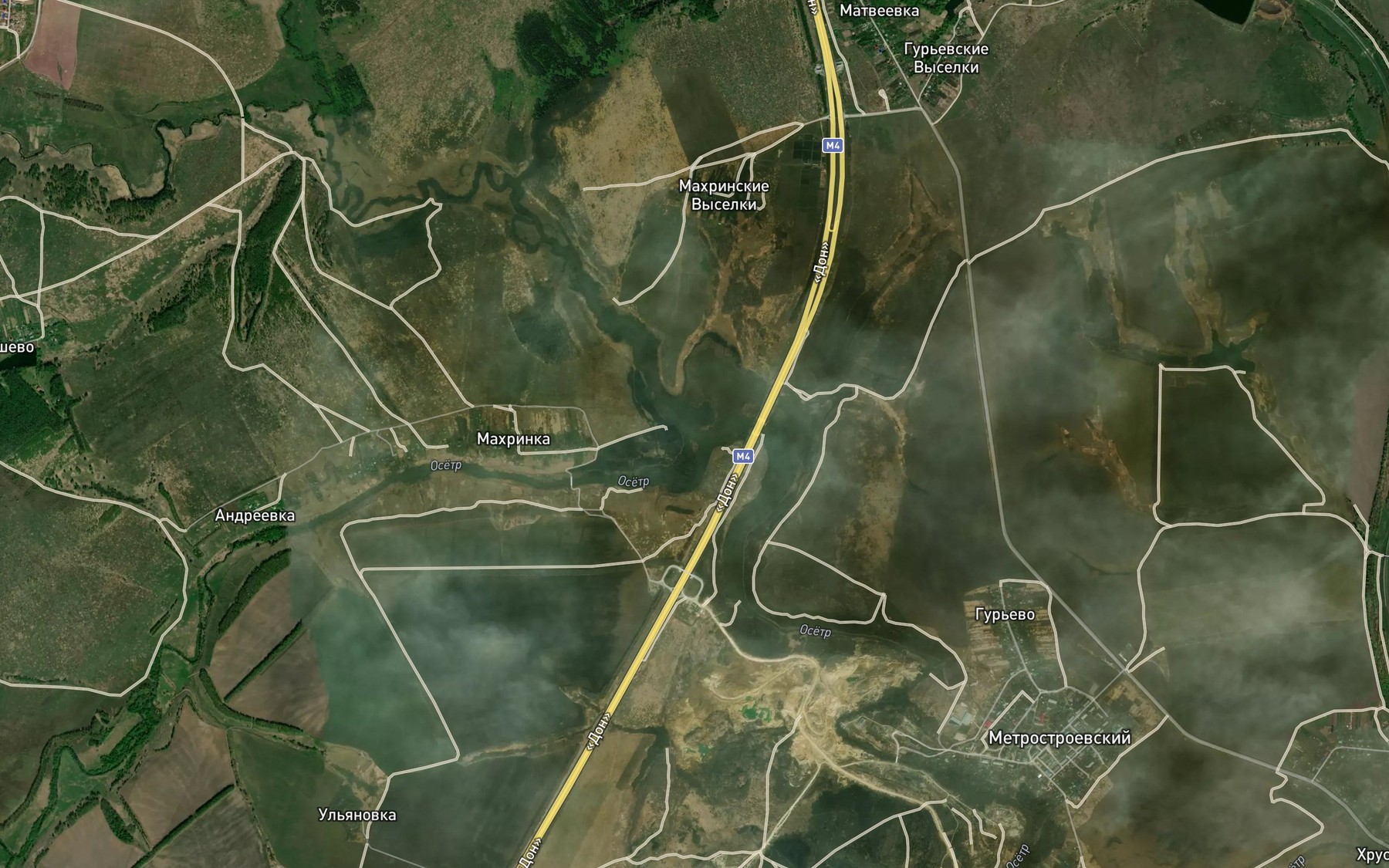 Satellite map of the Lesnaya Verkusha