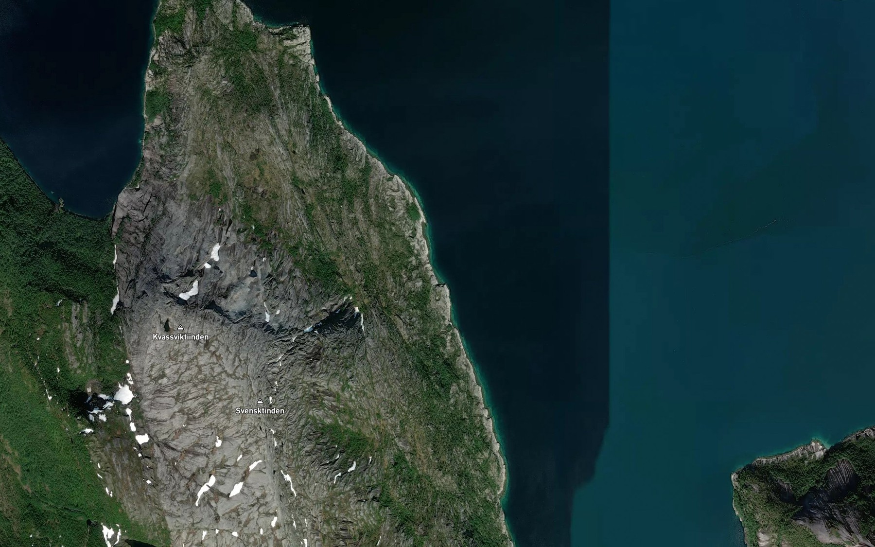 Satellite map of the Uhcavuohppi