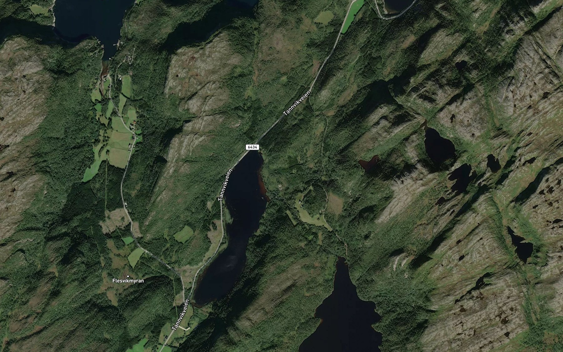 Satellite map of the Klokkbekken