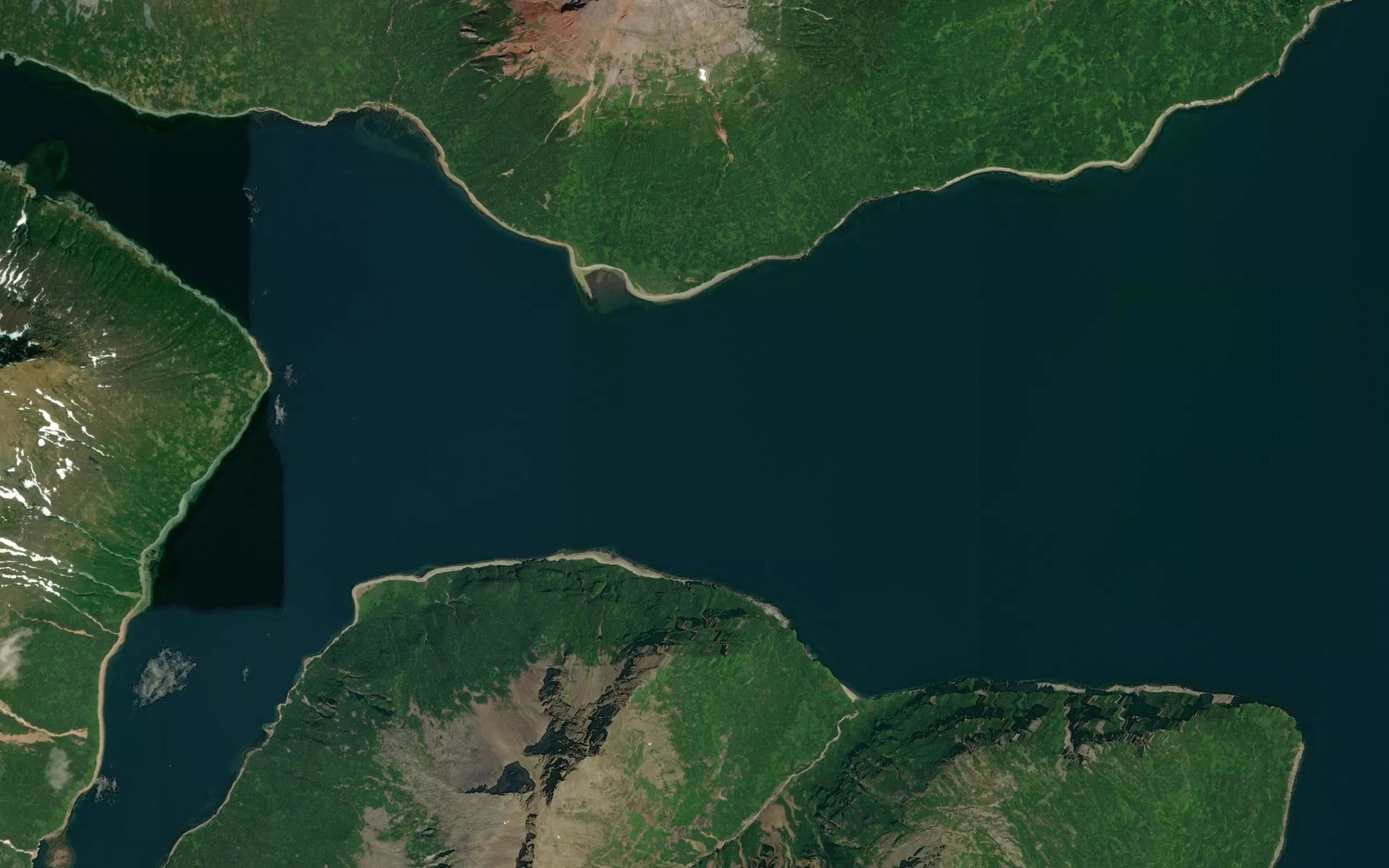 Satellite map of the Northwest Arm Castle Bay