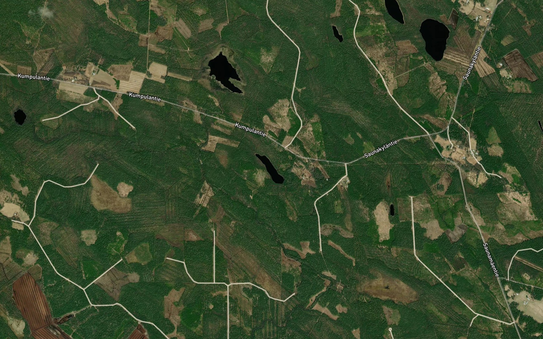 Satellite map of the Sorsalampi